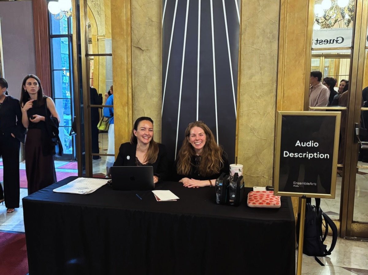 Happy first show of the 2026-2027 #audiodescription season featuring @rossella_pizzatti_artist and my very @ensembleartsphilly official sign!!!!

Grateful beyond words to work with @operaphila to describe this incredible production of Mitridate 👑💔?