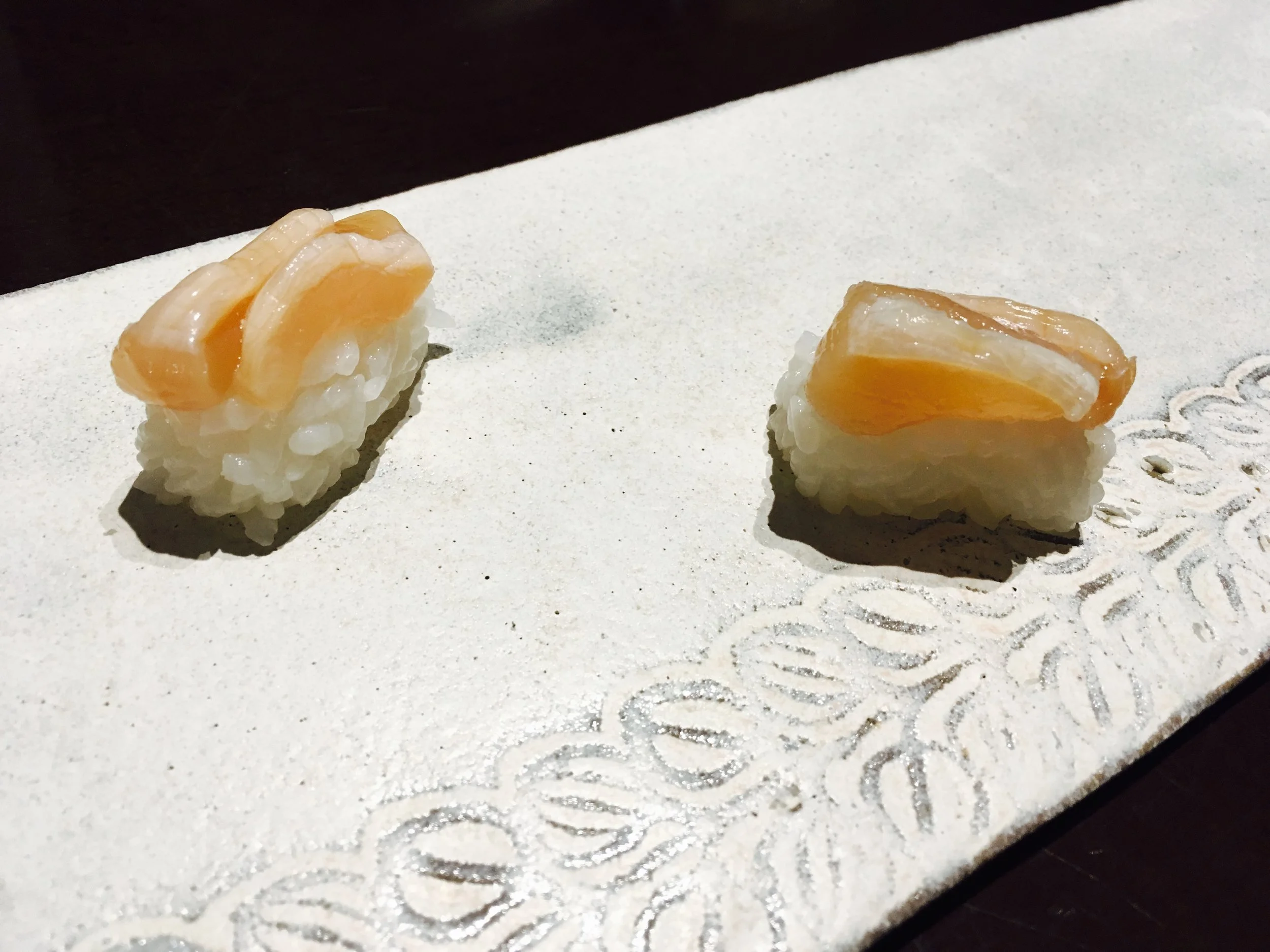 アコヤガイの貝柱。長崎は、真珠養殖量が日本で二番目に多い。