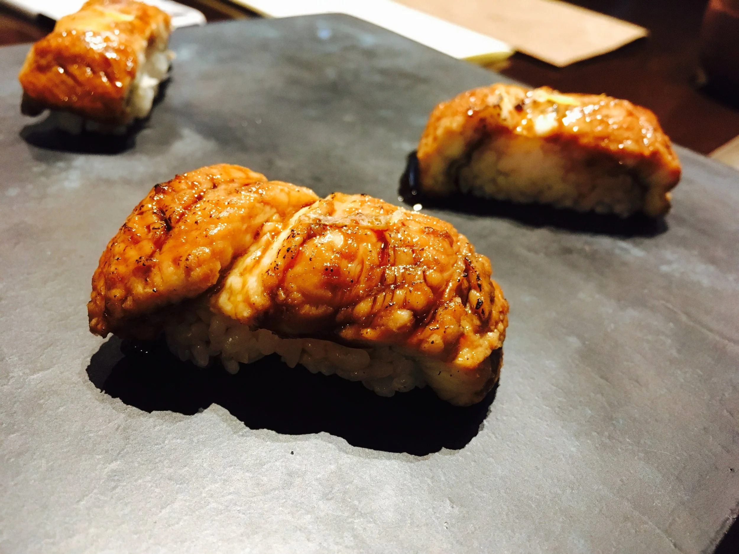 ラストは煮穴子。
