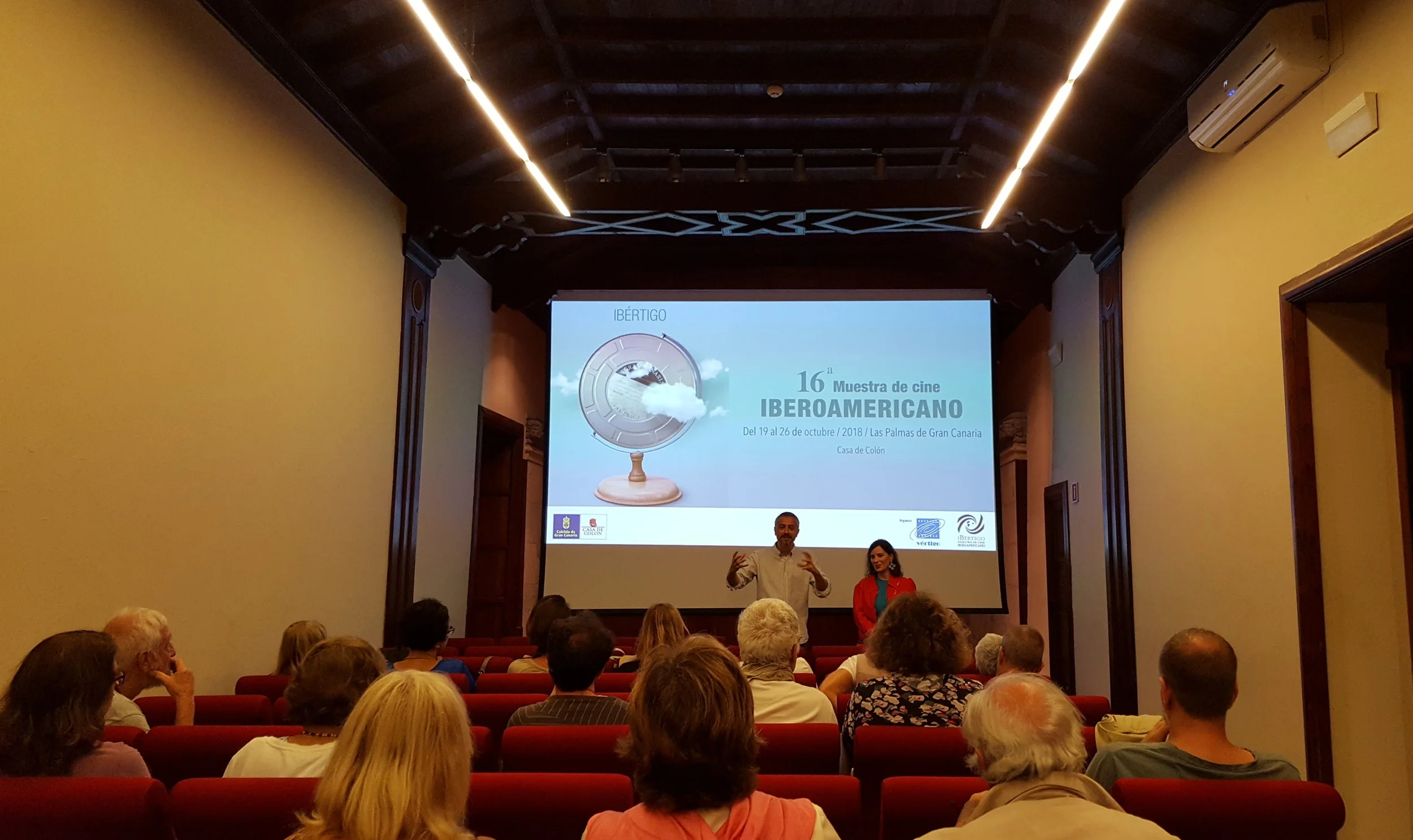 Apertura de Ibértigo 2018, con Milagros Mumenthaler. Proyección de 'La idea de un lago'