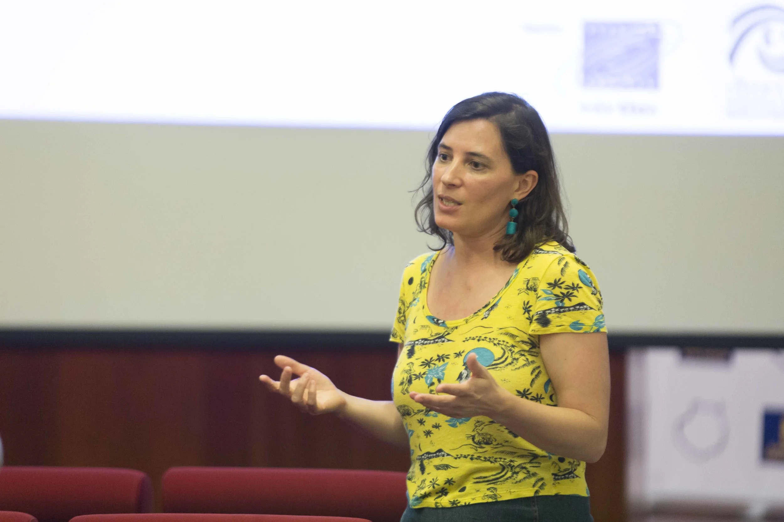 Apertura de Ibértigo 2018, con Milagros Mumenthaler. Proyección de 'Abrir puertas y ventanas'