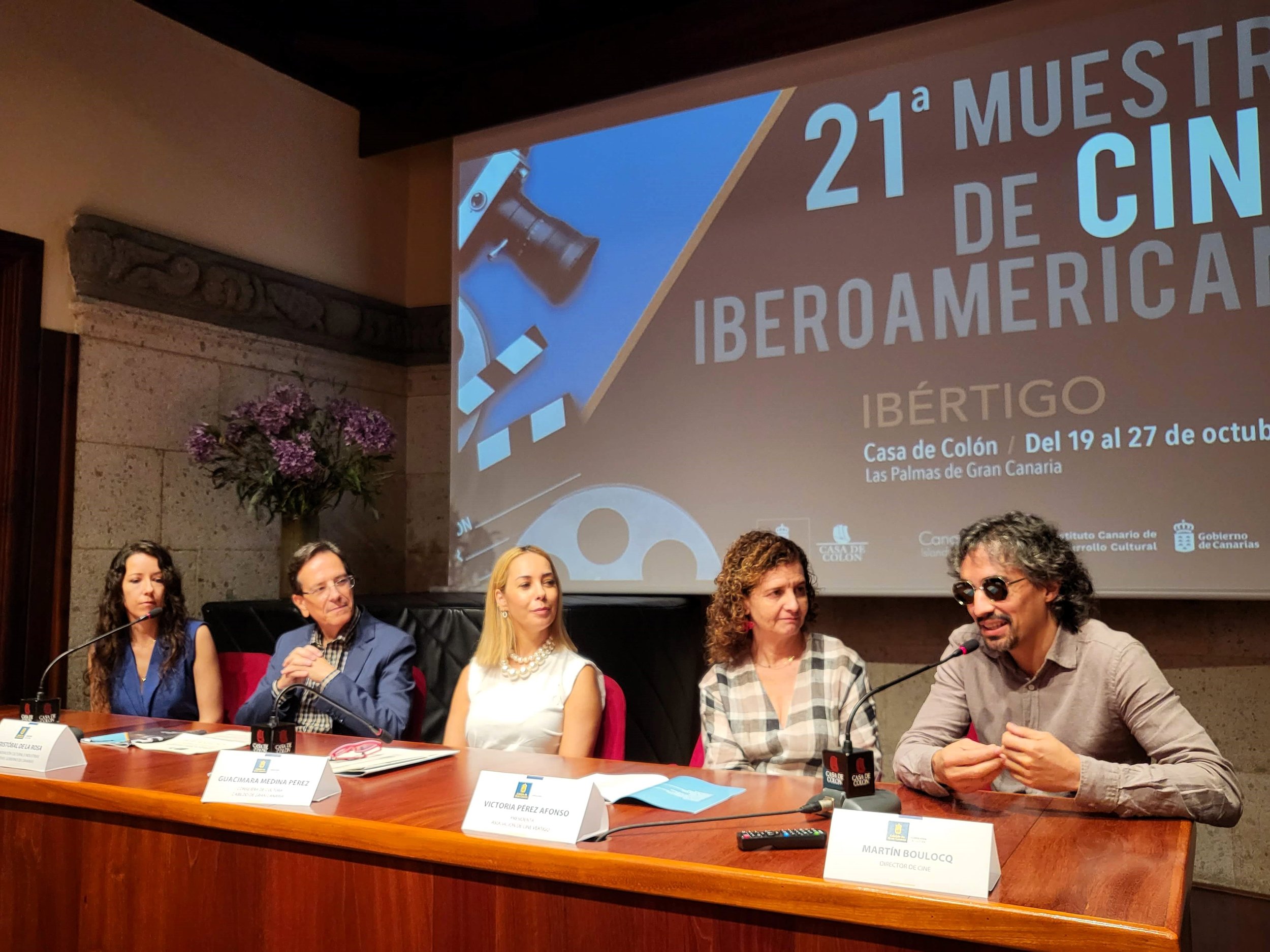 Rueda de prensa de Ibértigo 2023 con Martín Boulocq y Andrea Camponovo