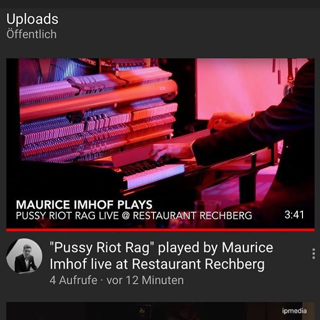 Check out my new video on youtube https://youtu.be/6B8SVIe2LPI 🎥🎹 thanks to @rechberg1837