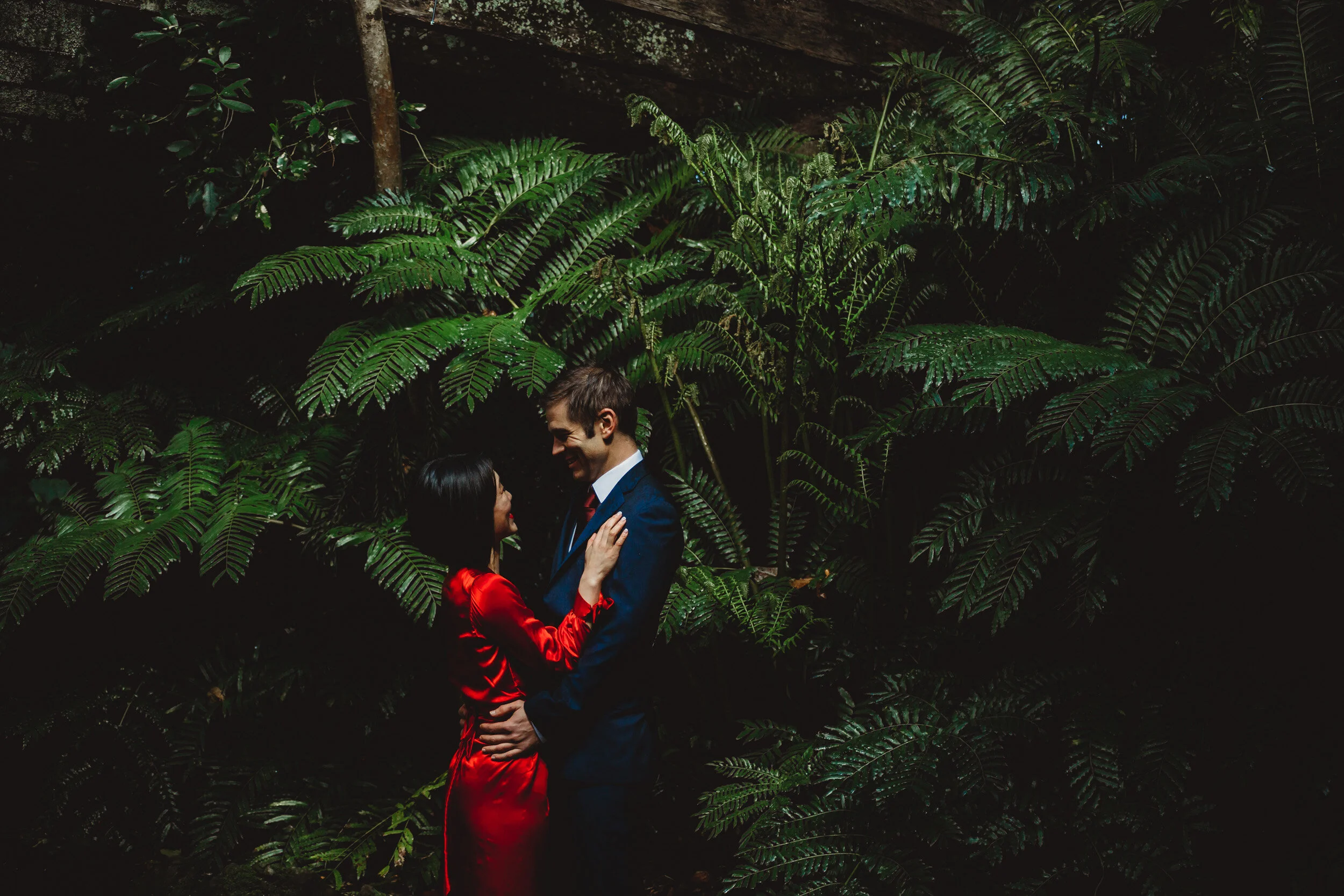 Pre ceremony photos at the Auckland Domain 