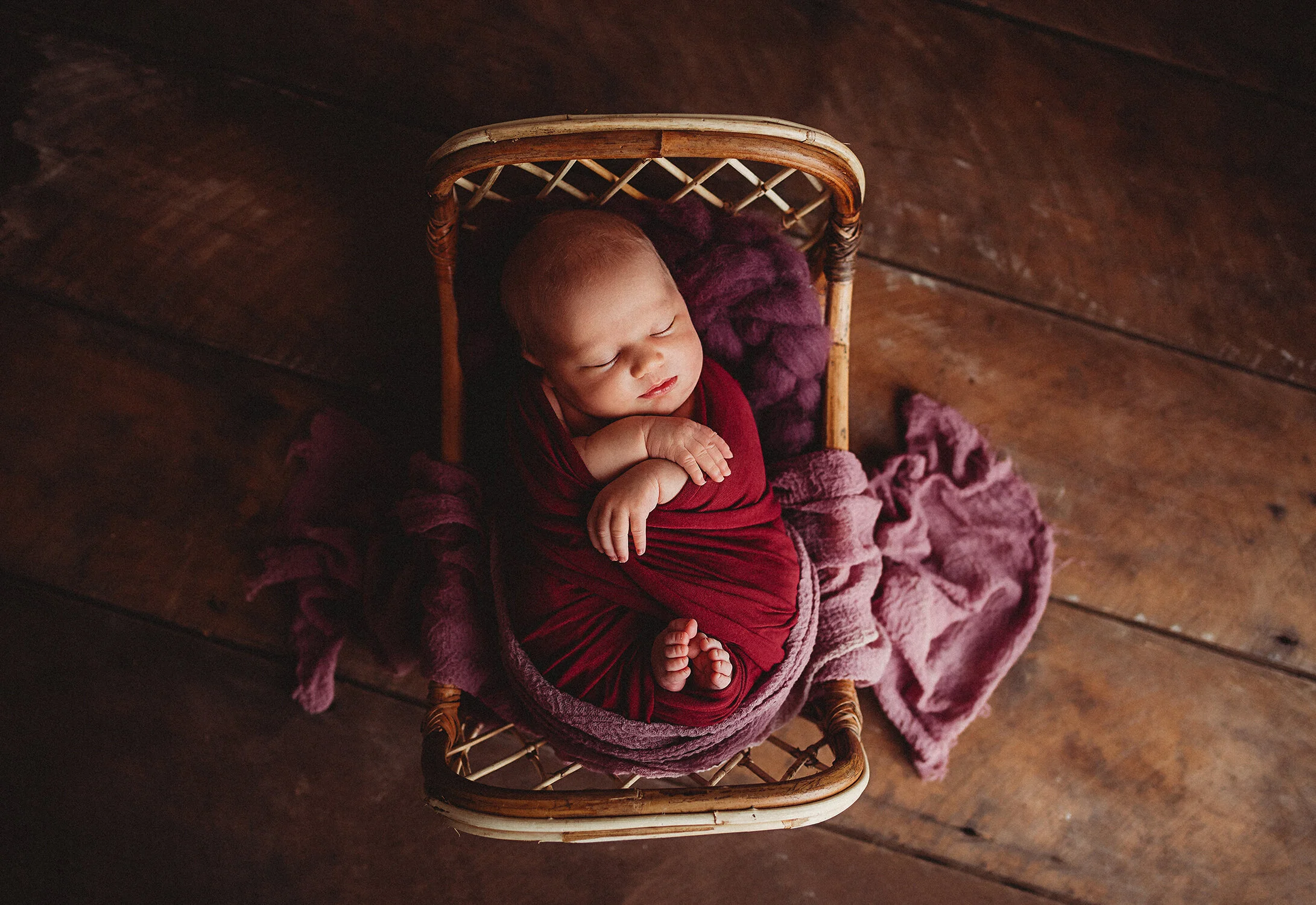 West Auckland Newborn Studio Session | Baby Lennon Rose