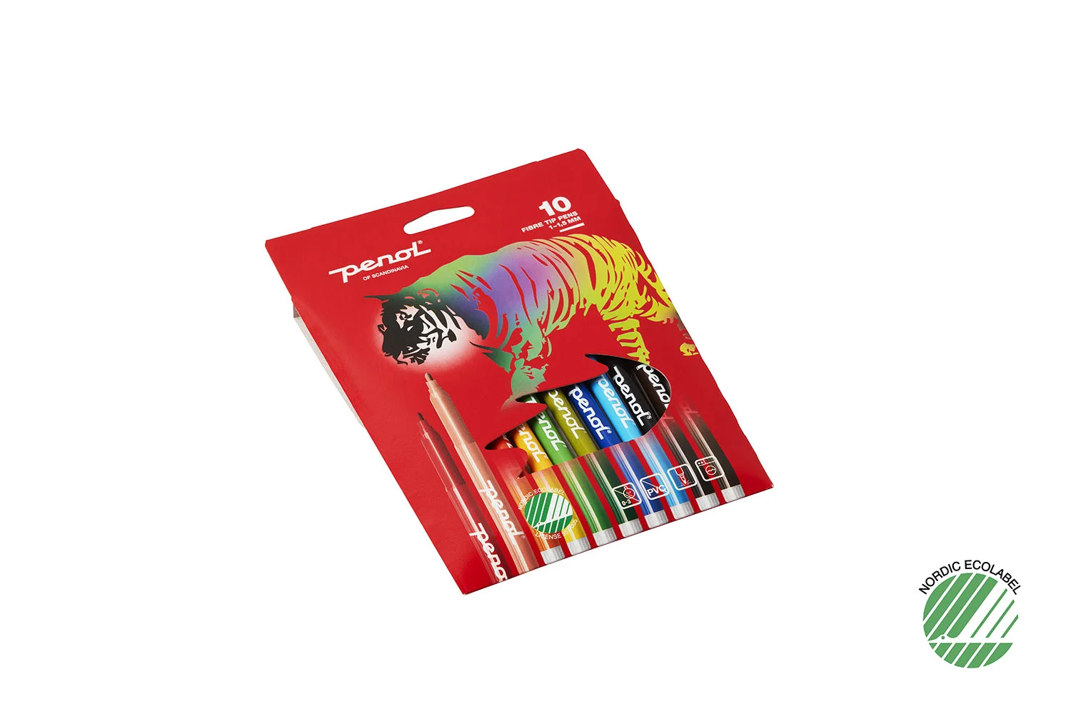 Penol Fibre Tip pens - 10