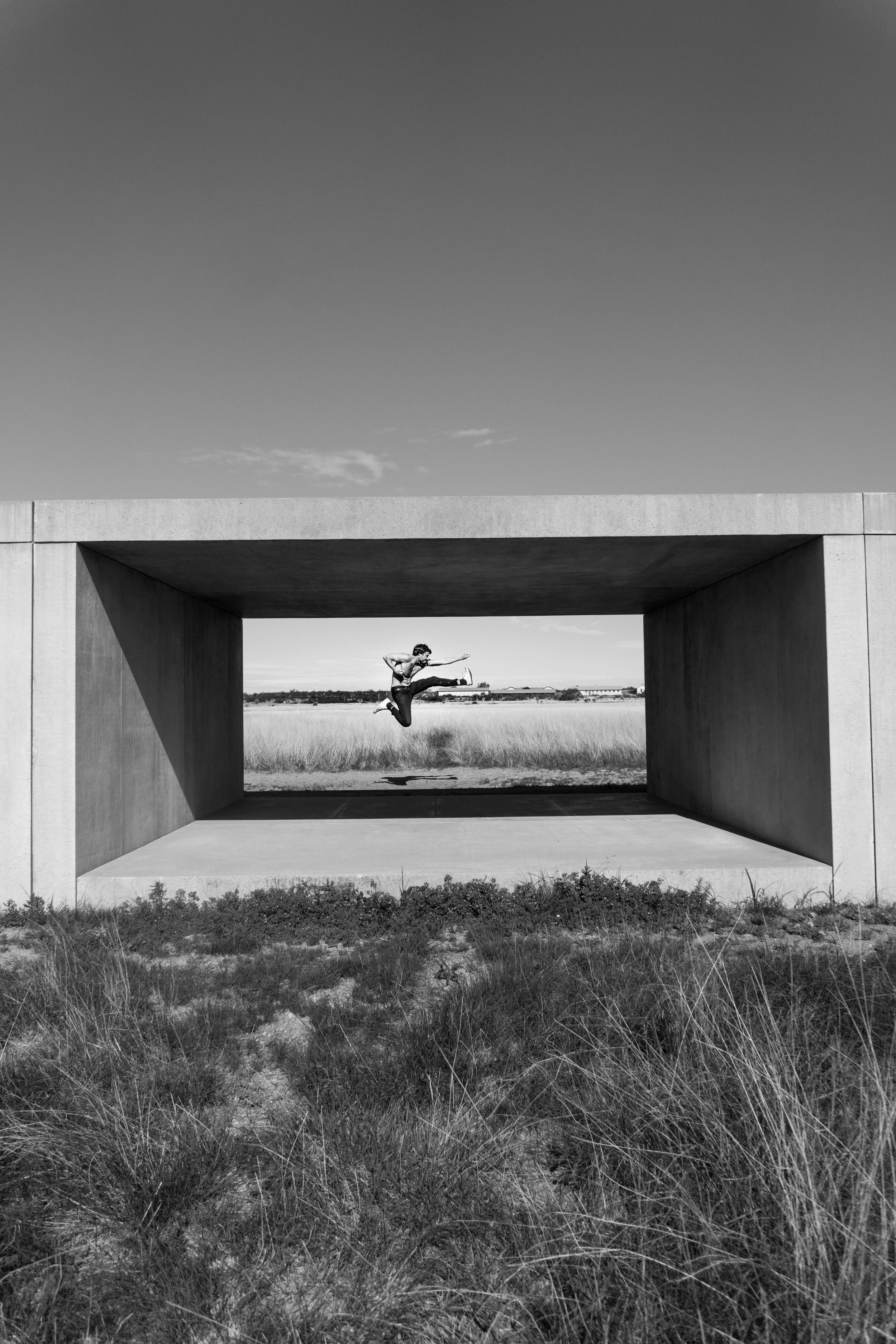 The Chinati concrete slabs