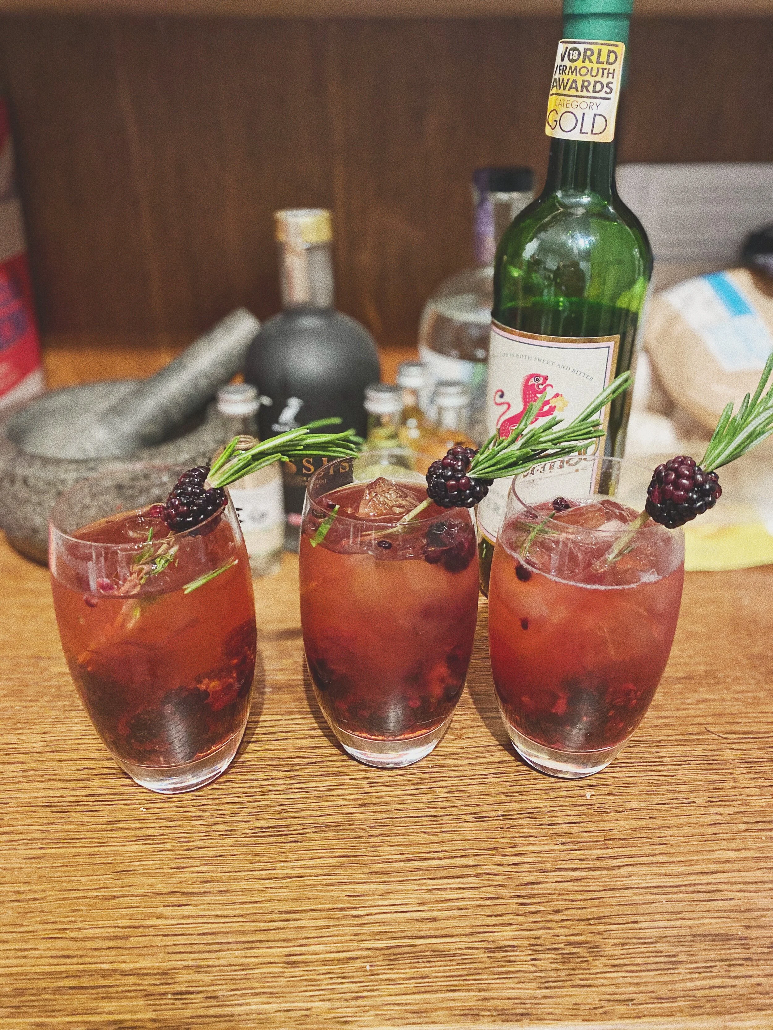 Bramble Rosemary Fizz