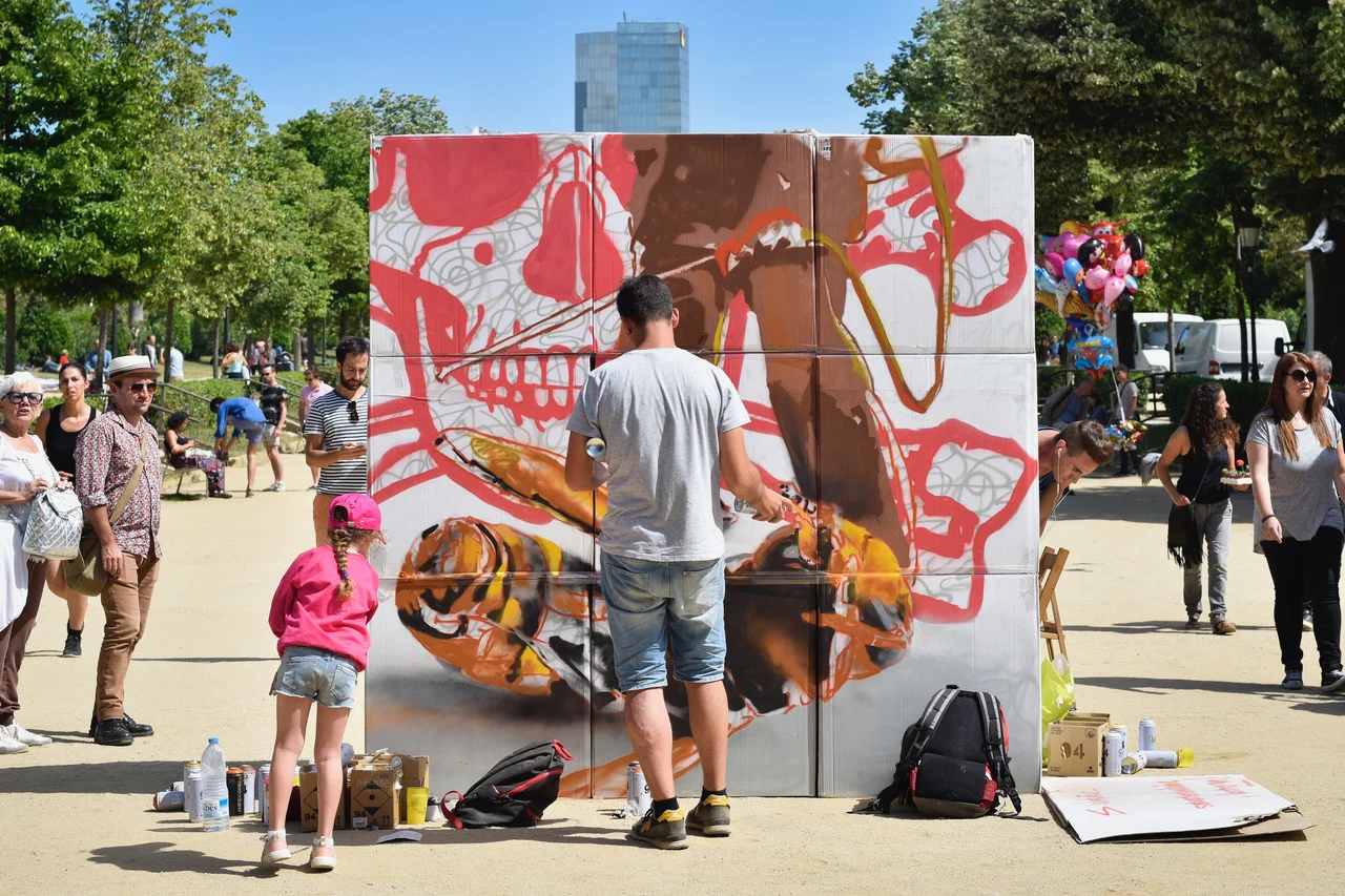 La zona artística, BCN Honey Fest 2017, photo © Eva Barton
