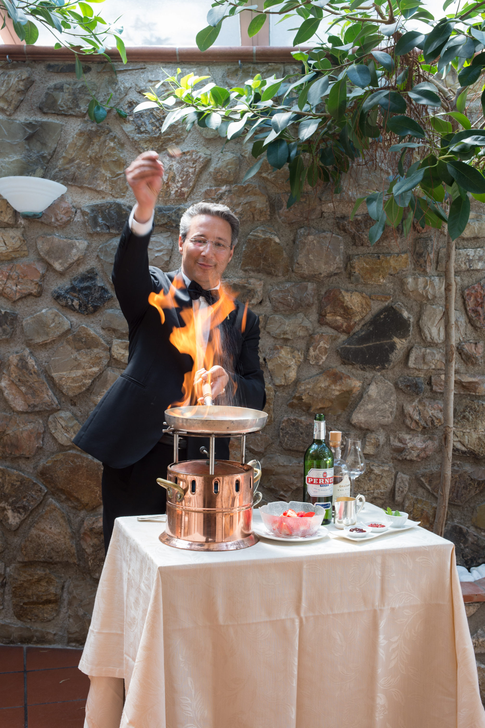 Indulge in some flambé for an evening at the Hermitage