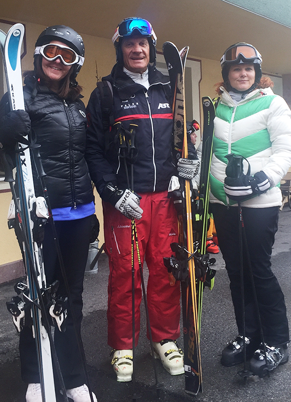 Bella and me with our fantastic instructor