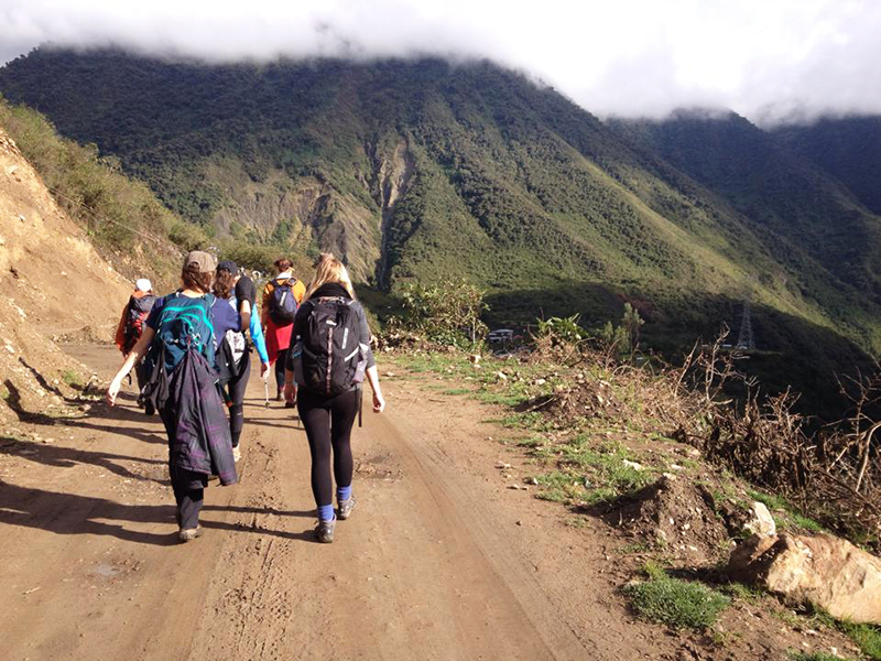 Our trek towards Machu Picchu