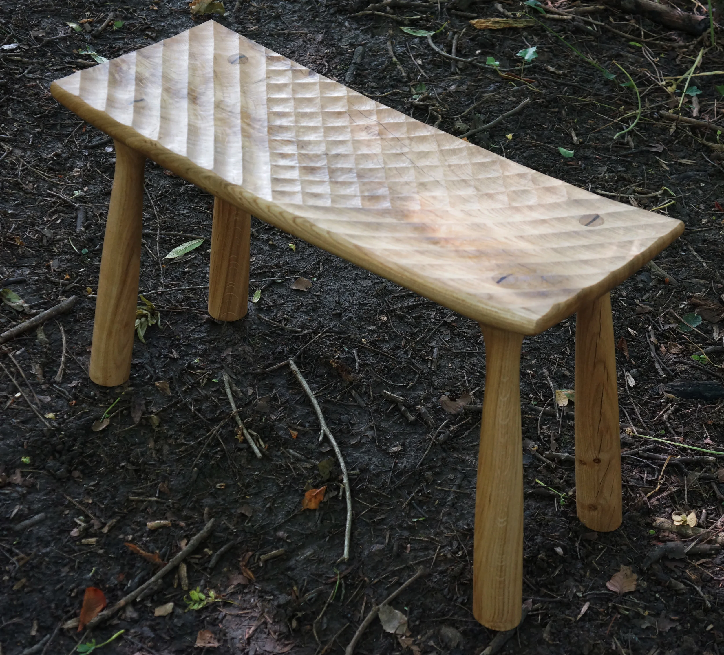  A Wedding gift, made from the clients own oak tree. 