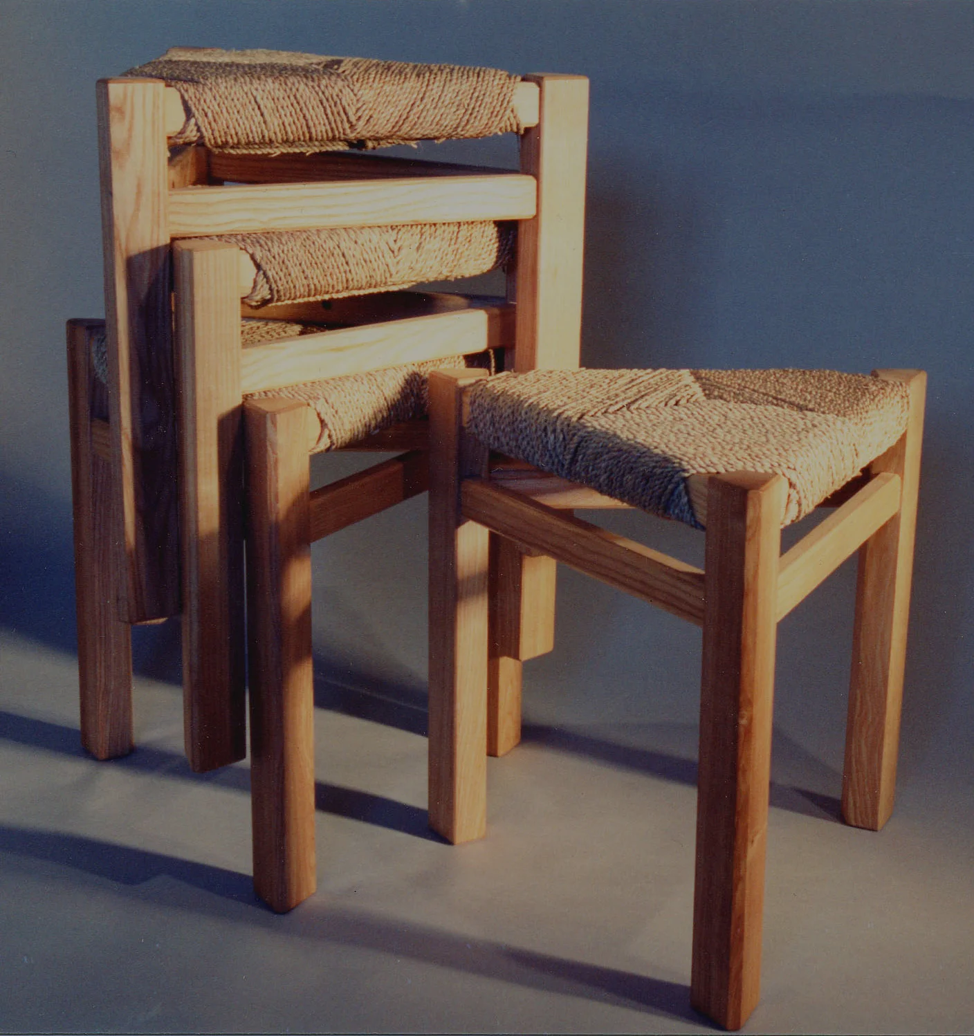 Triangular stools
