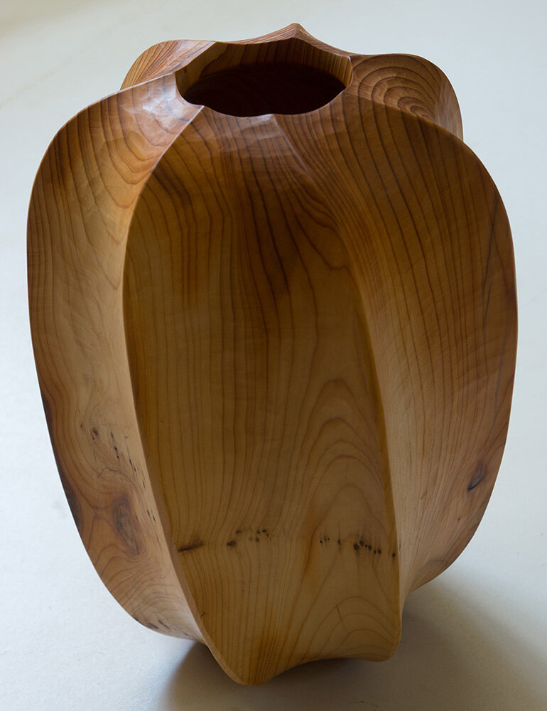 Six sided Yew Vessel