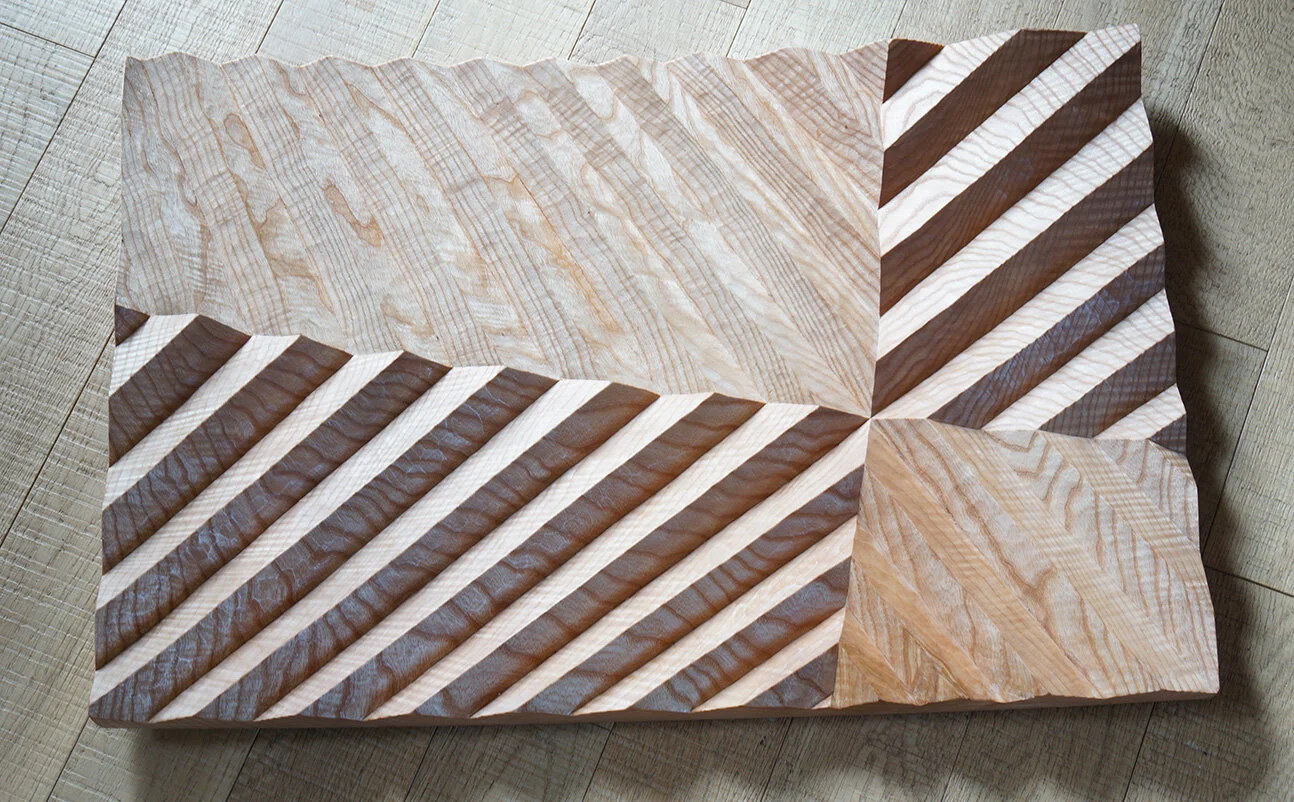 Carved Ash Panel