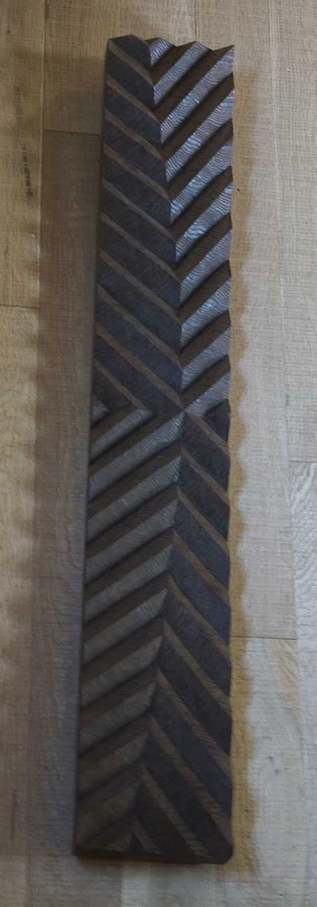 Carved panel in Fumed Oak