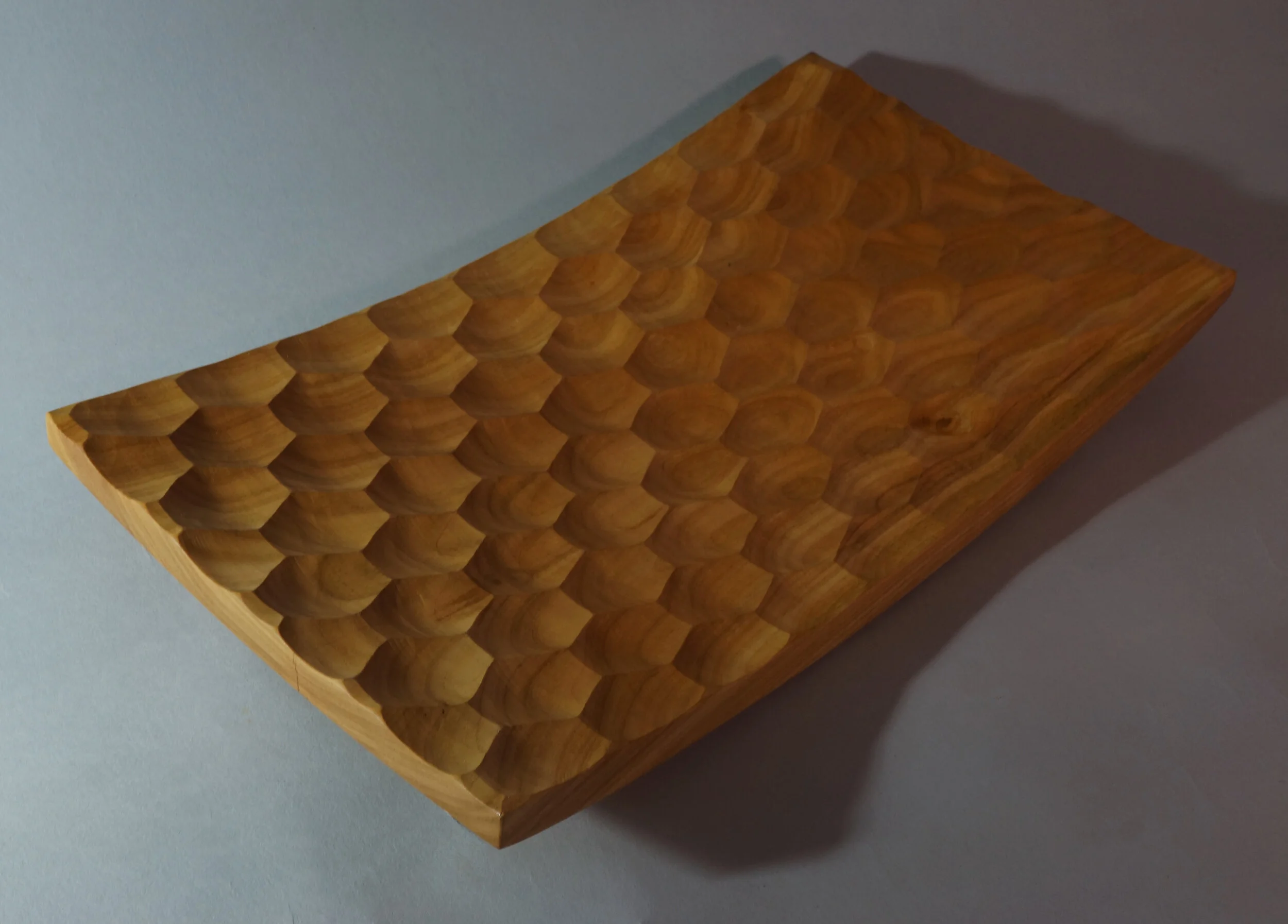 Carved platter in Cherry