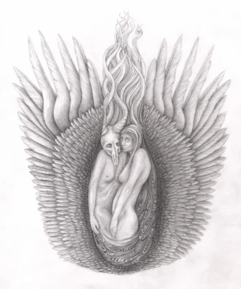 Second Impression : Encompassed by the Dream Enscorcelled by nothing, the flesh in form merges with the daemon of oneiric wonderment