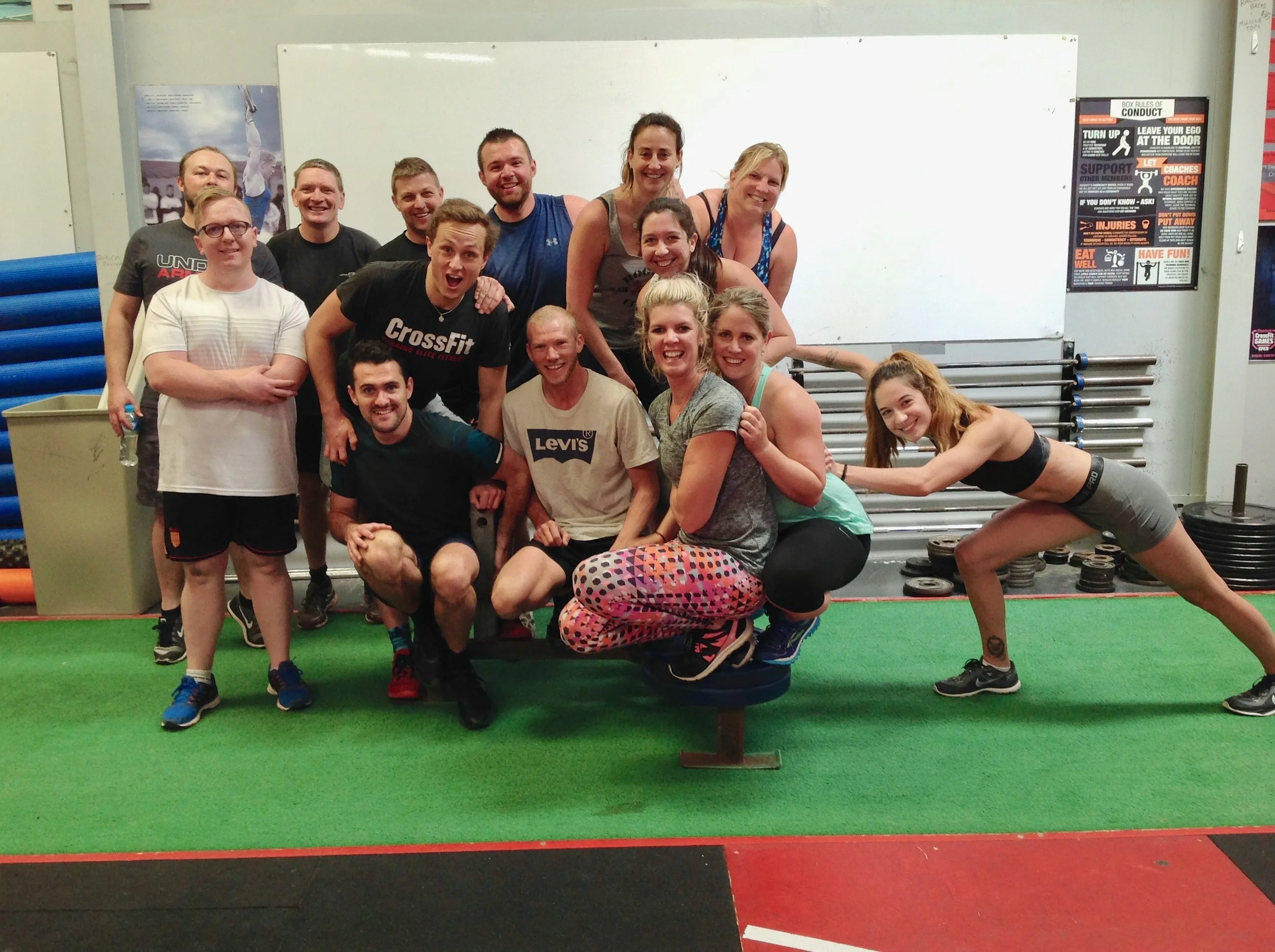 WE ARE A COMMUNITY OF PEOPLE JUST LIKE YOU. WE COME FROM ALL WALKS OF LIFE TO GET FIT TOGETHER!