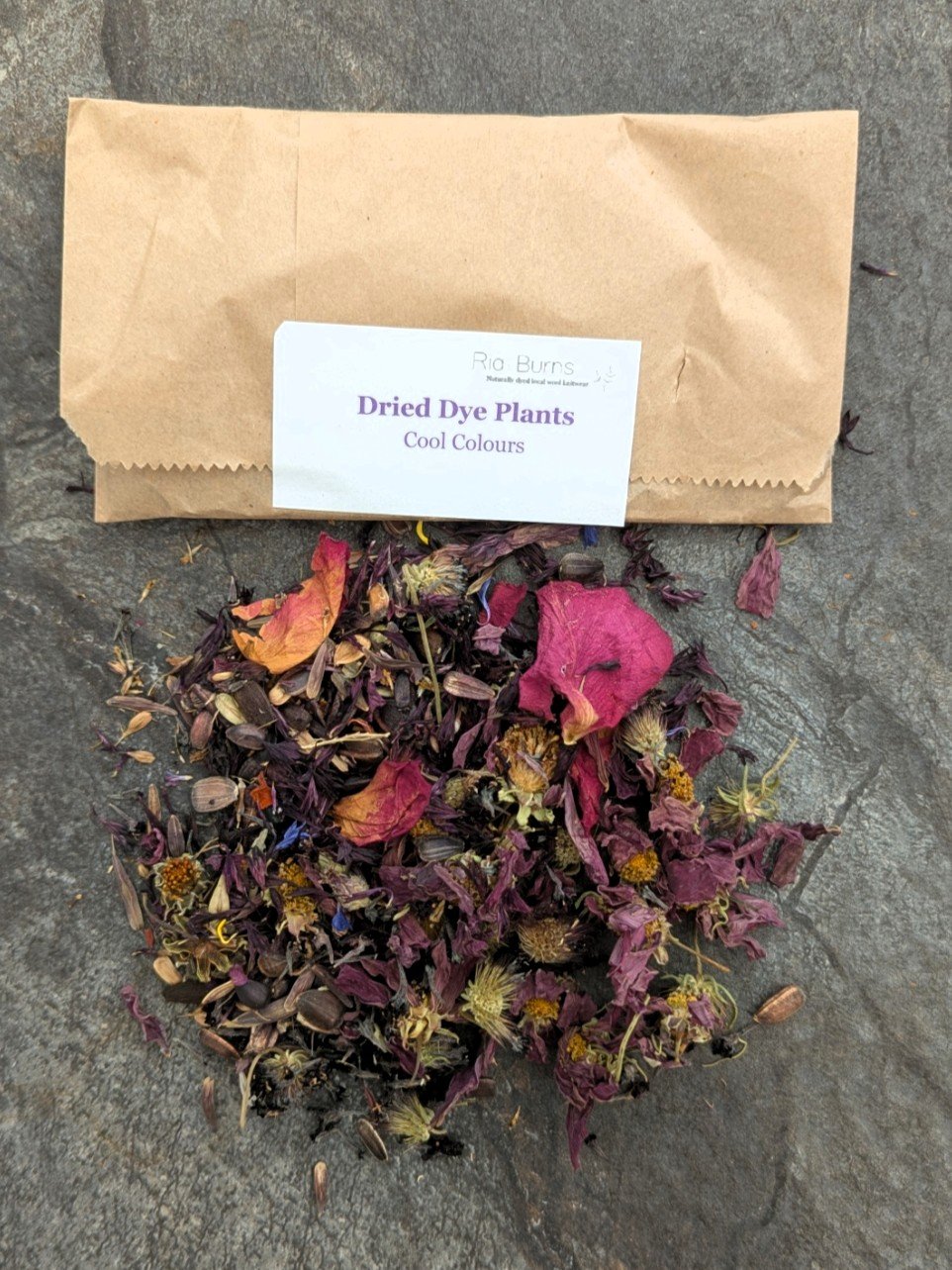 Mixed Homegrown Natural Dye Packs for Bundle Dyeing - Warm or Cool Colours