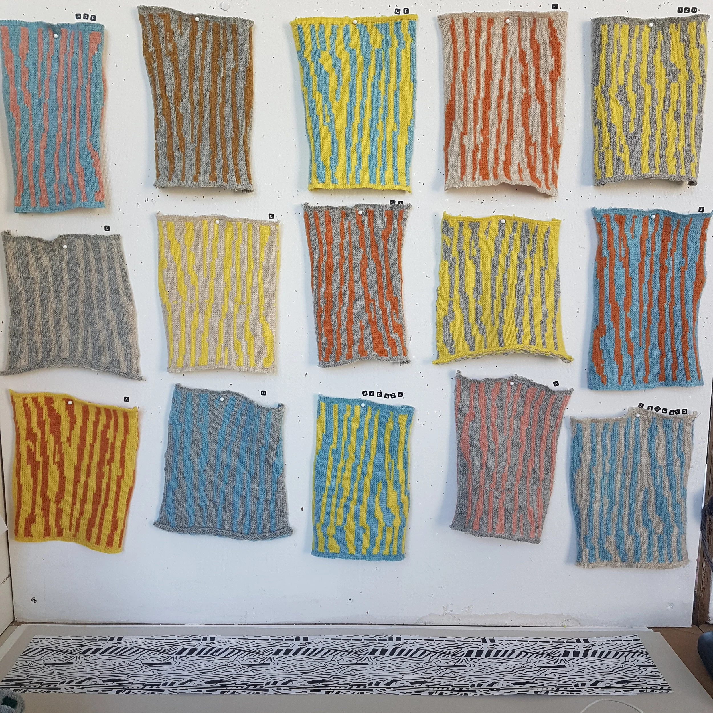 Burns, R. 2018. Colour Matrix 1-15. Photographs.
