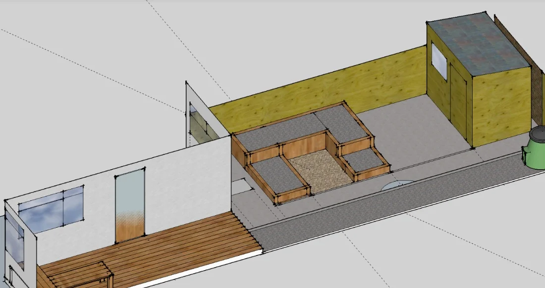 Dye Garden Plan for Bristol