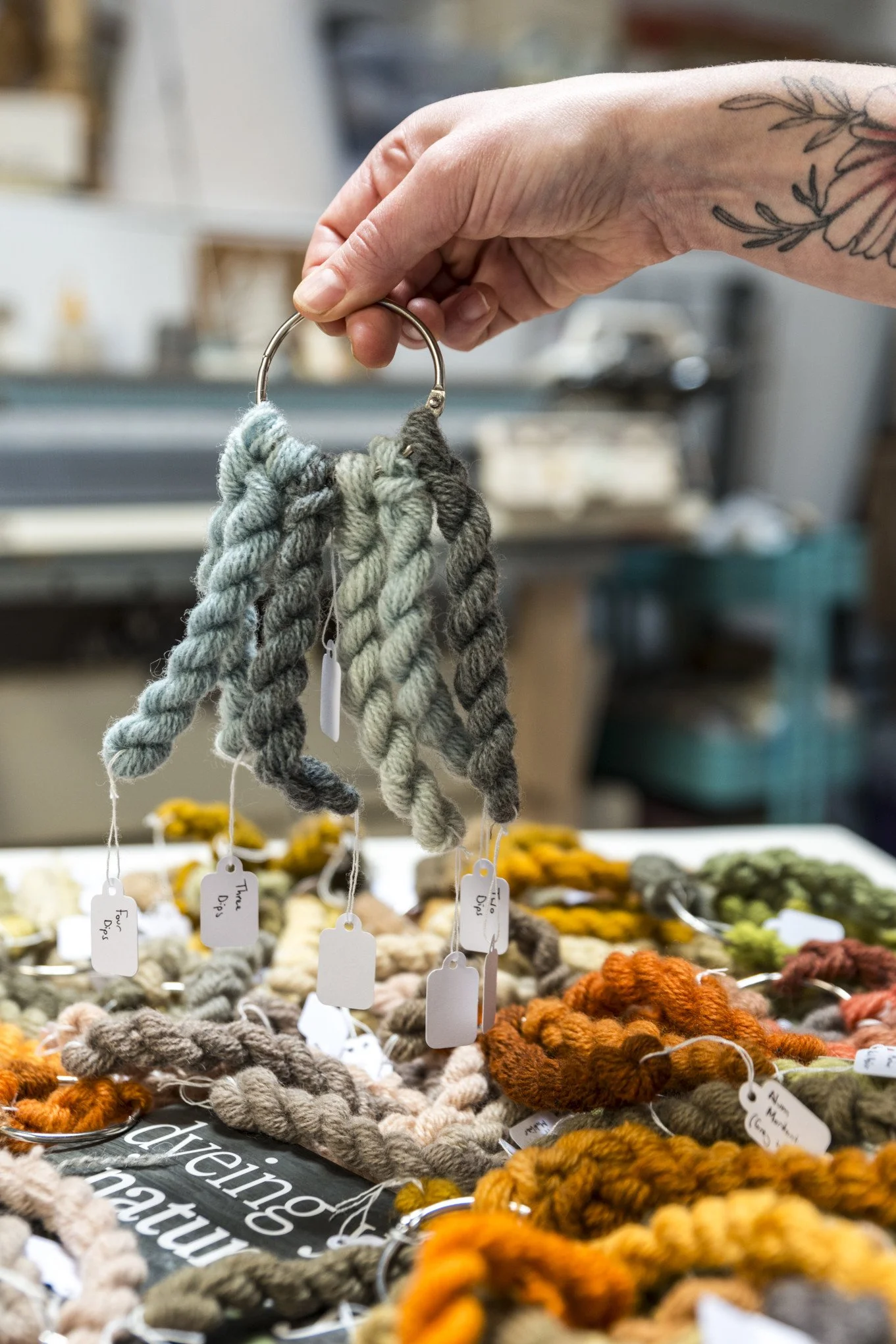 Natural Dyeing and Machine Knitting in Bristol — Ria Burns