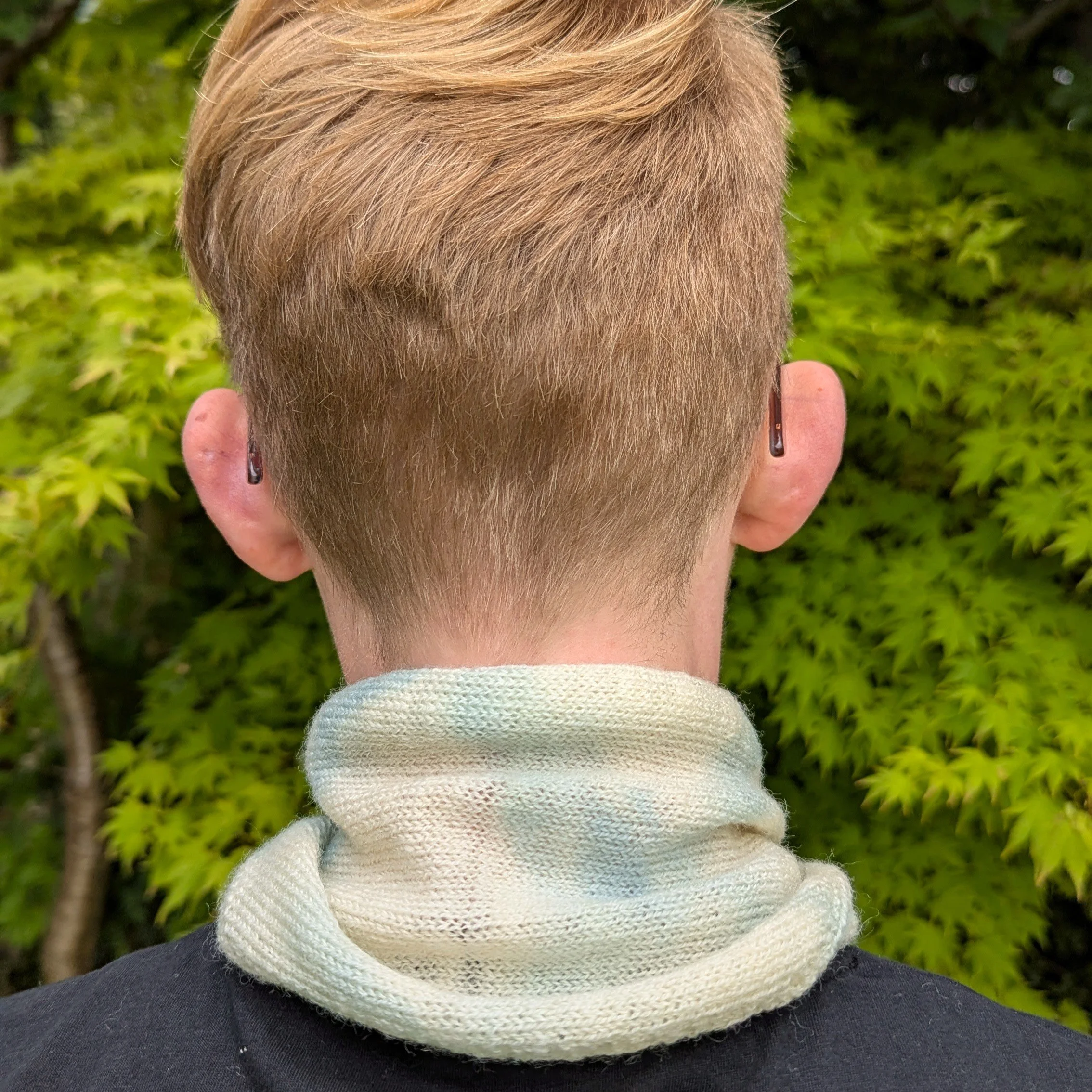 Ria Burns Knitwear Naturally Dyed Neckerchief Woad Clouds 4.jpg