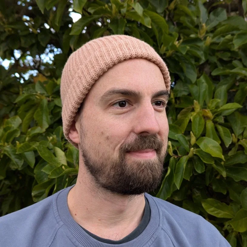 Ria Burns Knitwear Naturally Dyed Fisherman Beanie Hawthorn Pink 3 web.jpg