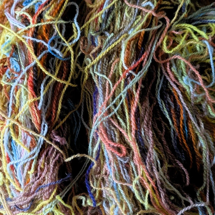 Ria Burns Knitwear Naturally Dyed Scrap Yarns.jpg