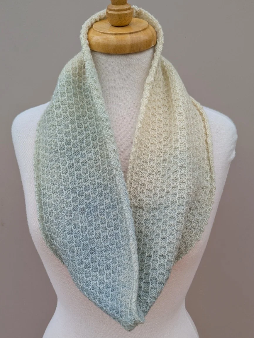 Ria Burns Knitwear Naturally Dyed Ombre Cowl Woad Blue 1 web.jpg
