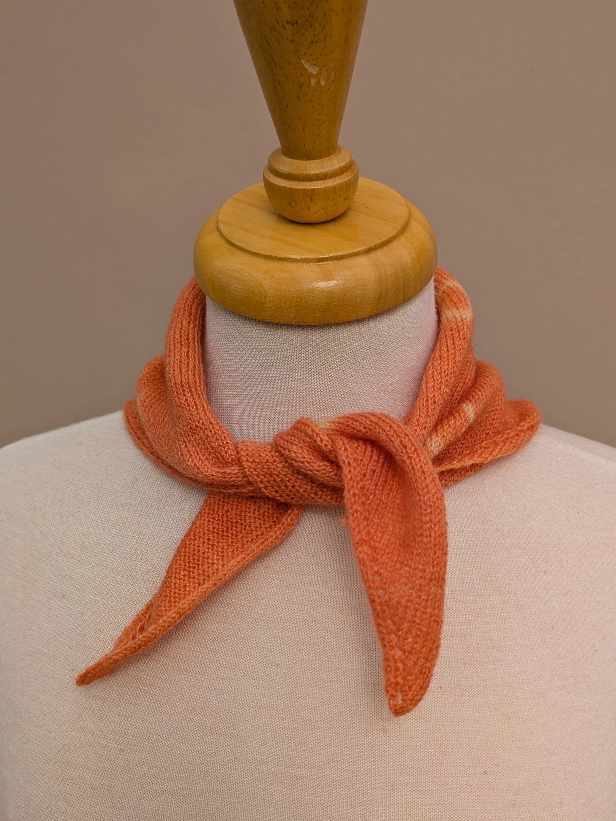Ria Burns Knitwear Naturally Dyed Neckerchief Madder Circles 5.jpg