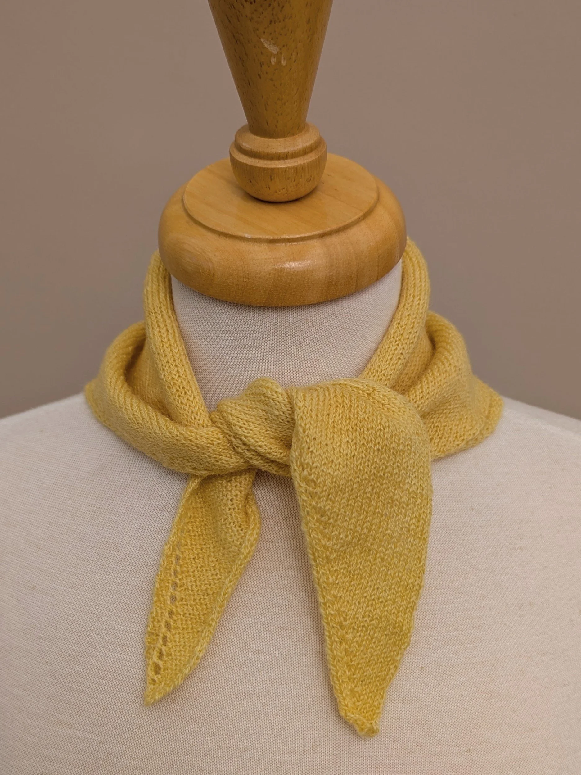 Ria Burns Knitwear Naturally Dyed Neckerchief Chamomile 5.jpg