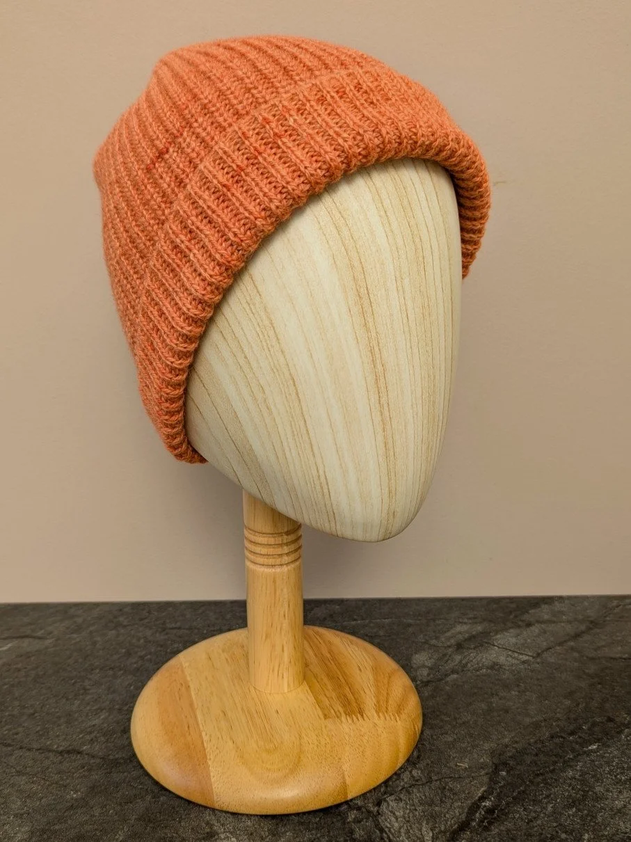 Ria Burns Knitwear Naturally Dyed Fisherman Beanie Madder Red 4 web.jpg