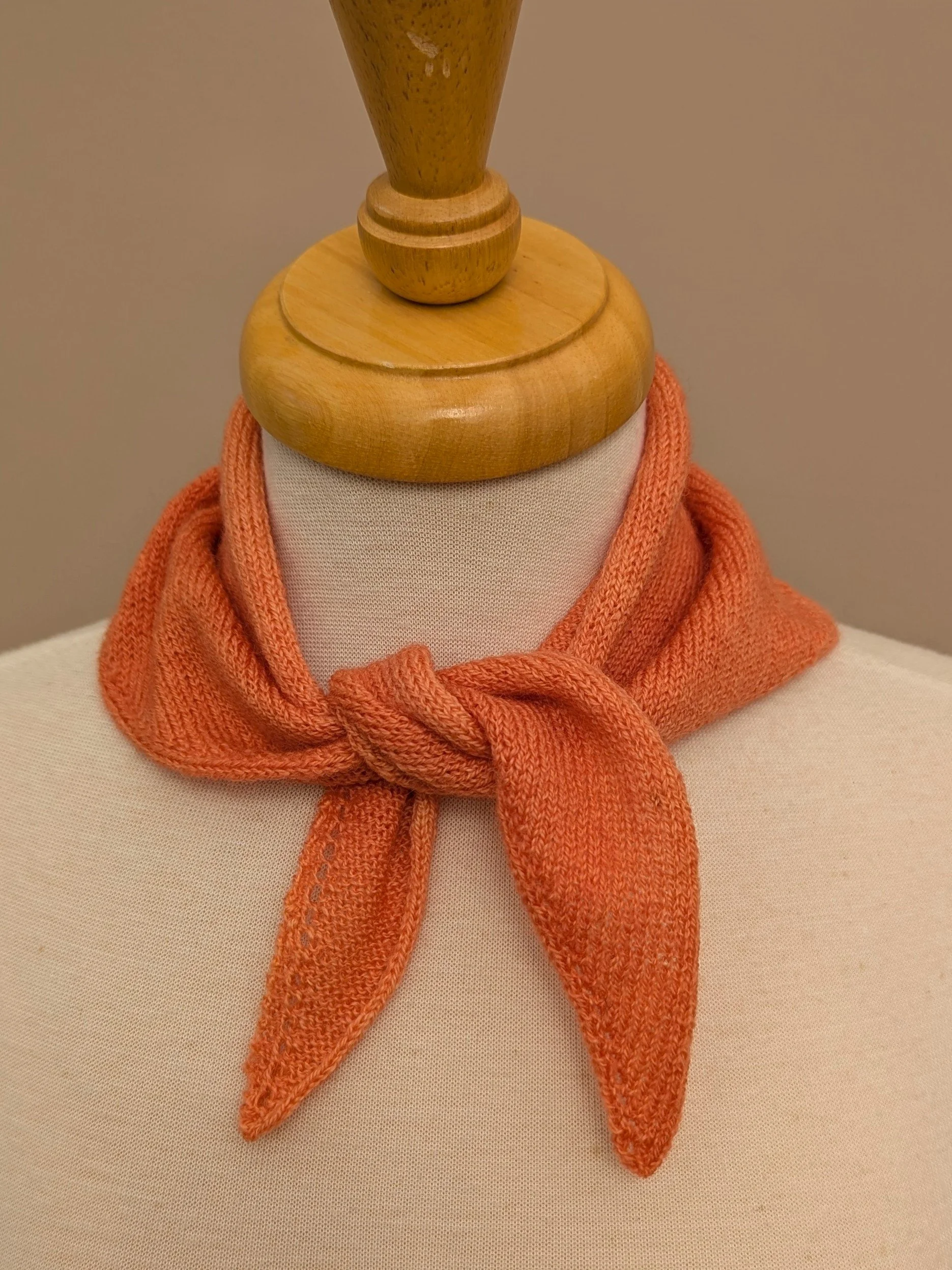 Ria Burns Knitwear Naturally Dyed Neckerchief Madder 5.jpg