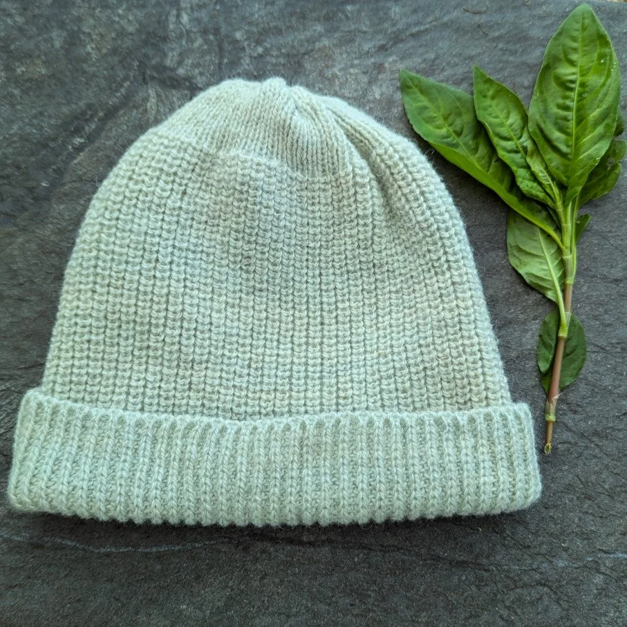 Ria Burns Knitwear Naturally Dyed Fisherman Beanie Indigo Aqua 1 web.jpg