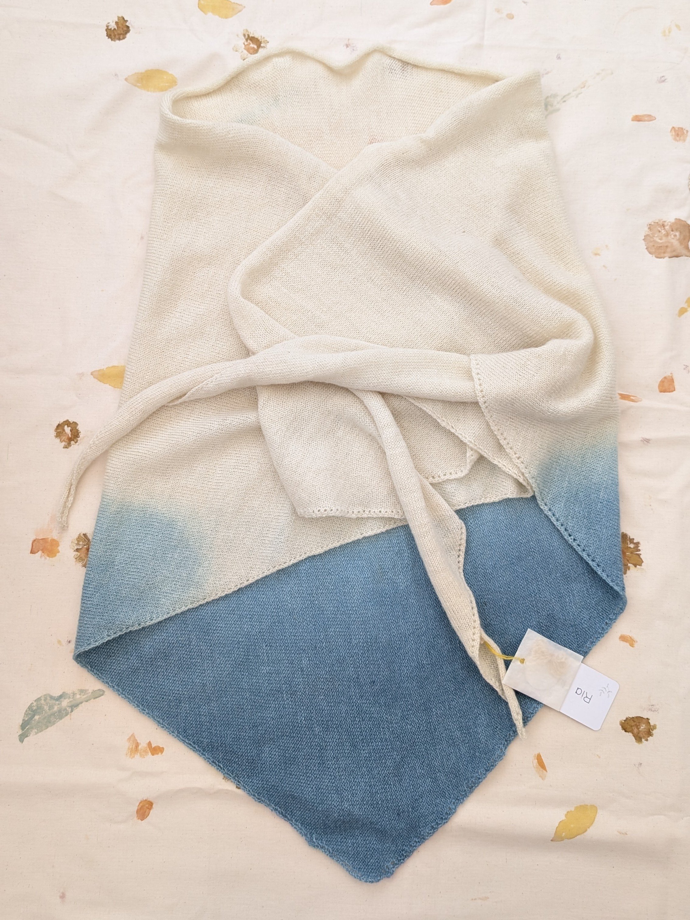 Ria Burns Knitwear Naturally Dyed Indigo Ombre Wrap 1 a.jpg