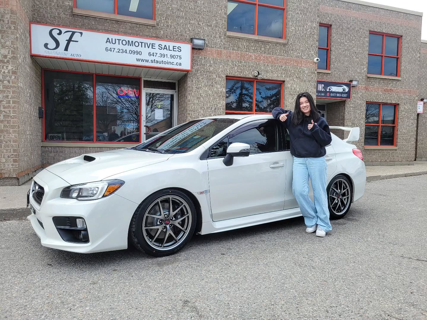 Congratulations to Lia, who picked up her super clean 2017 Subaru STI Sport Tech 🏁🏁 Thank you for trusting in SF Auto and welcome to our Family 💪🏁
.
.
.
.
.

.
.
.
#sfauto #justdrive #stiwrx #sti #stidaily #wrxsporttech #wrxsti #wrxstidaily #wrxs