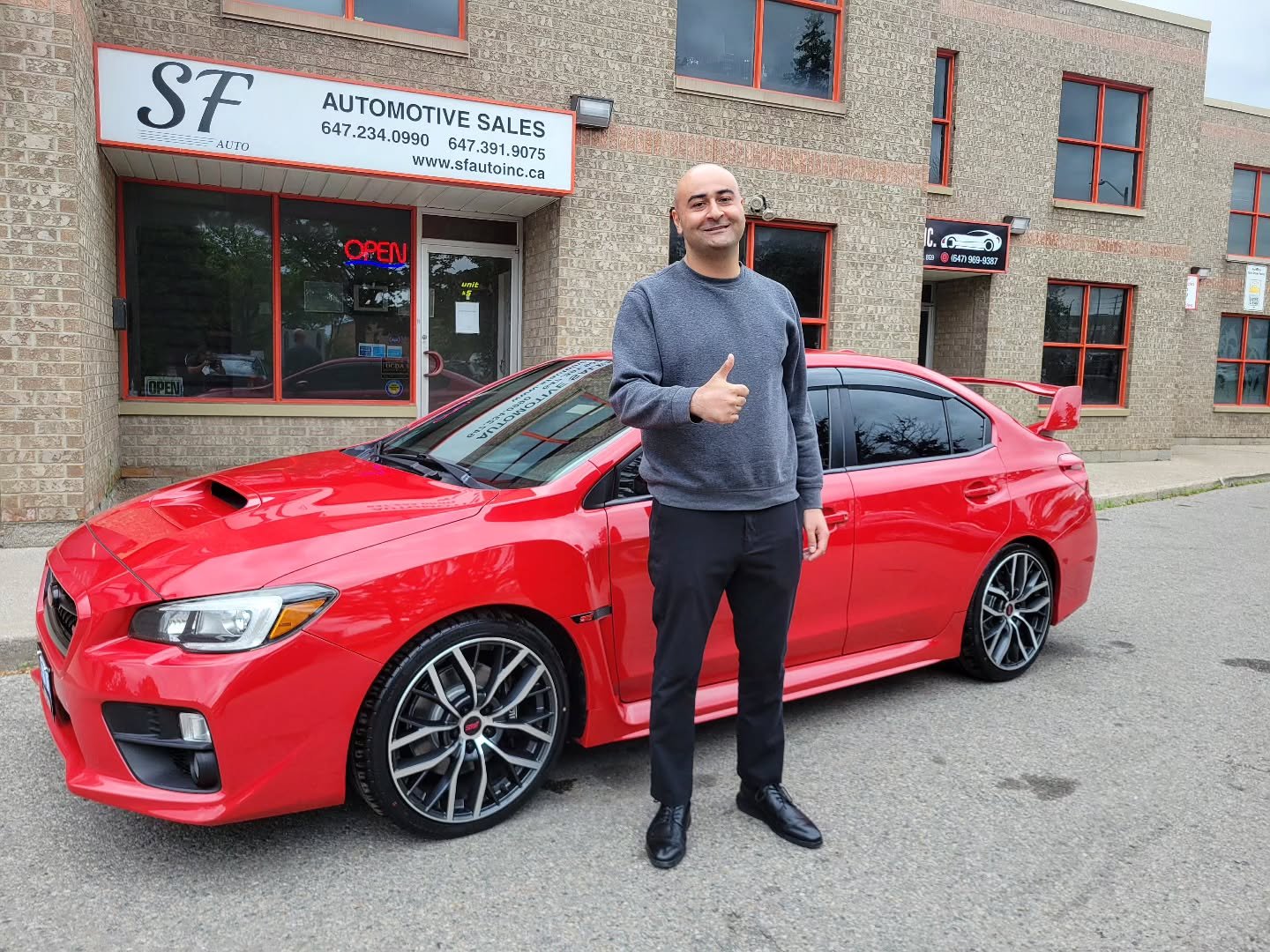 Congratulations to Sean who picked up his desirable red Subaru STI🏁🏁Thank you for trusting in SF Auto and welcome to our Family 💪🏁
.
.

.
.
.
.
.
#sfauto #justdrive #Subaru #wrx #wrxstidaily #wrxsti #sti #stidaily #stiwrxsubaru #jdm #subienation 