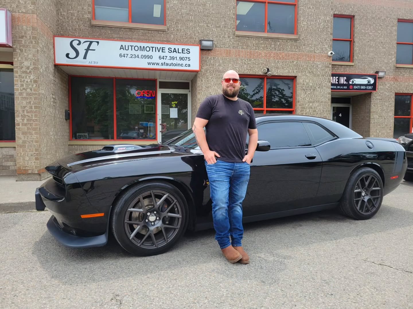 Congratulations on your beast of a Dodge Challenger Scat Pack 392 Shaker with manual transmission 🏁🏁 Thank you for trusting in SF Auto 🏁💪
.
.
.
.
.
.

.
.
.
.
.
.
.
.
#sfauto #justdrive #DodgeChallengersrt #scatpack392 #scatpack #392hemi #6.4Lhem