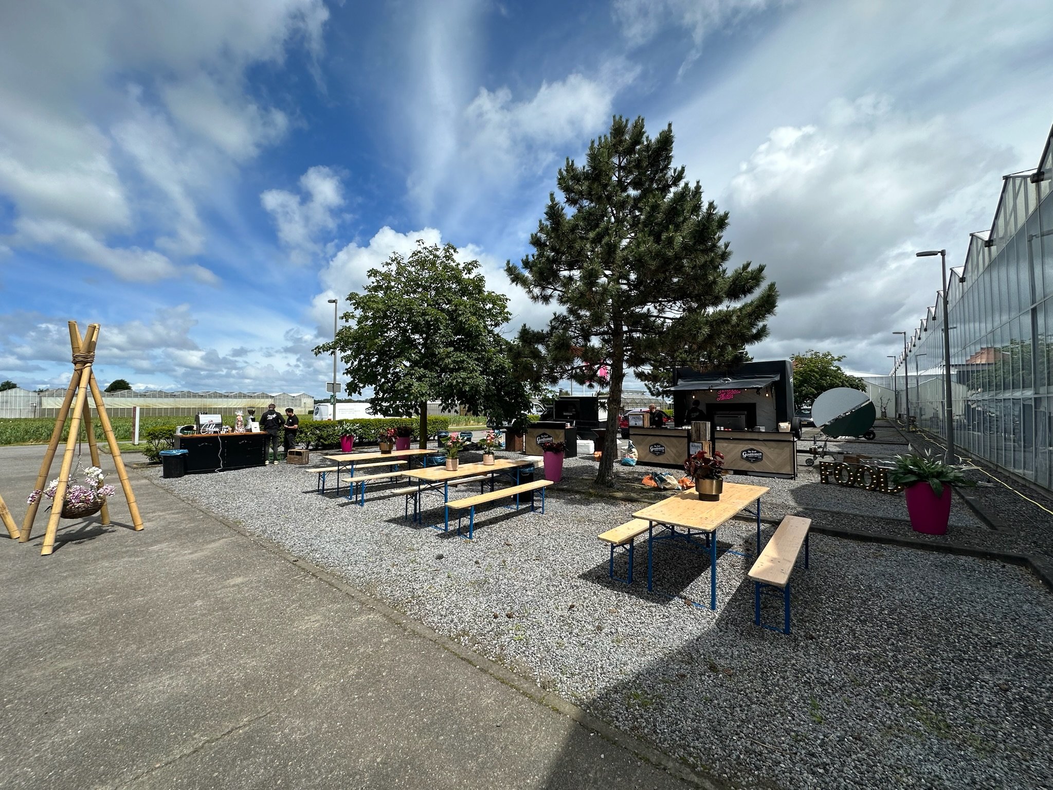 De logistiek rondom op- en afbouw 