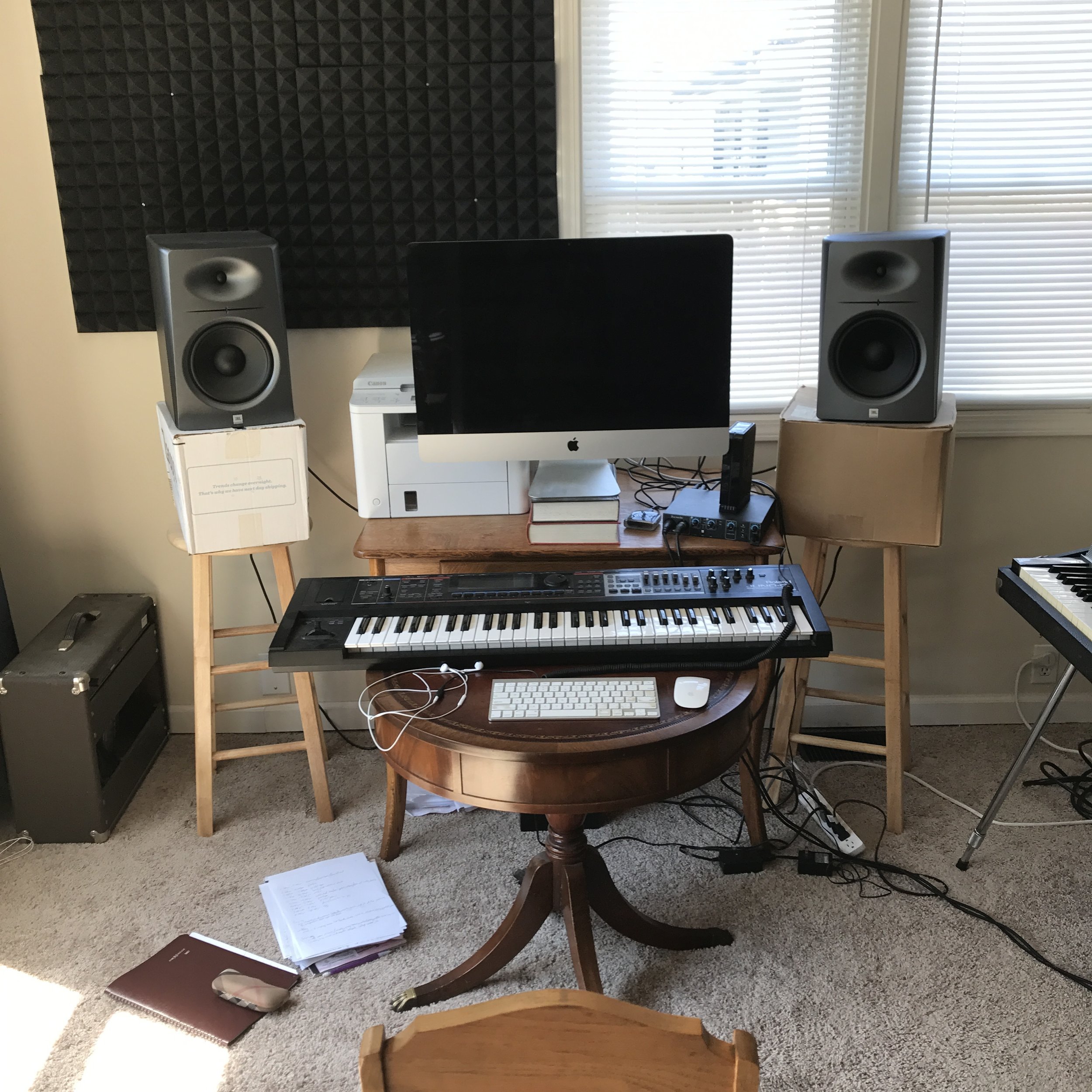 computer workspace at home, where dreams become reality