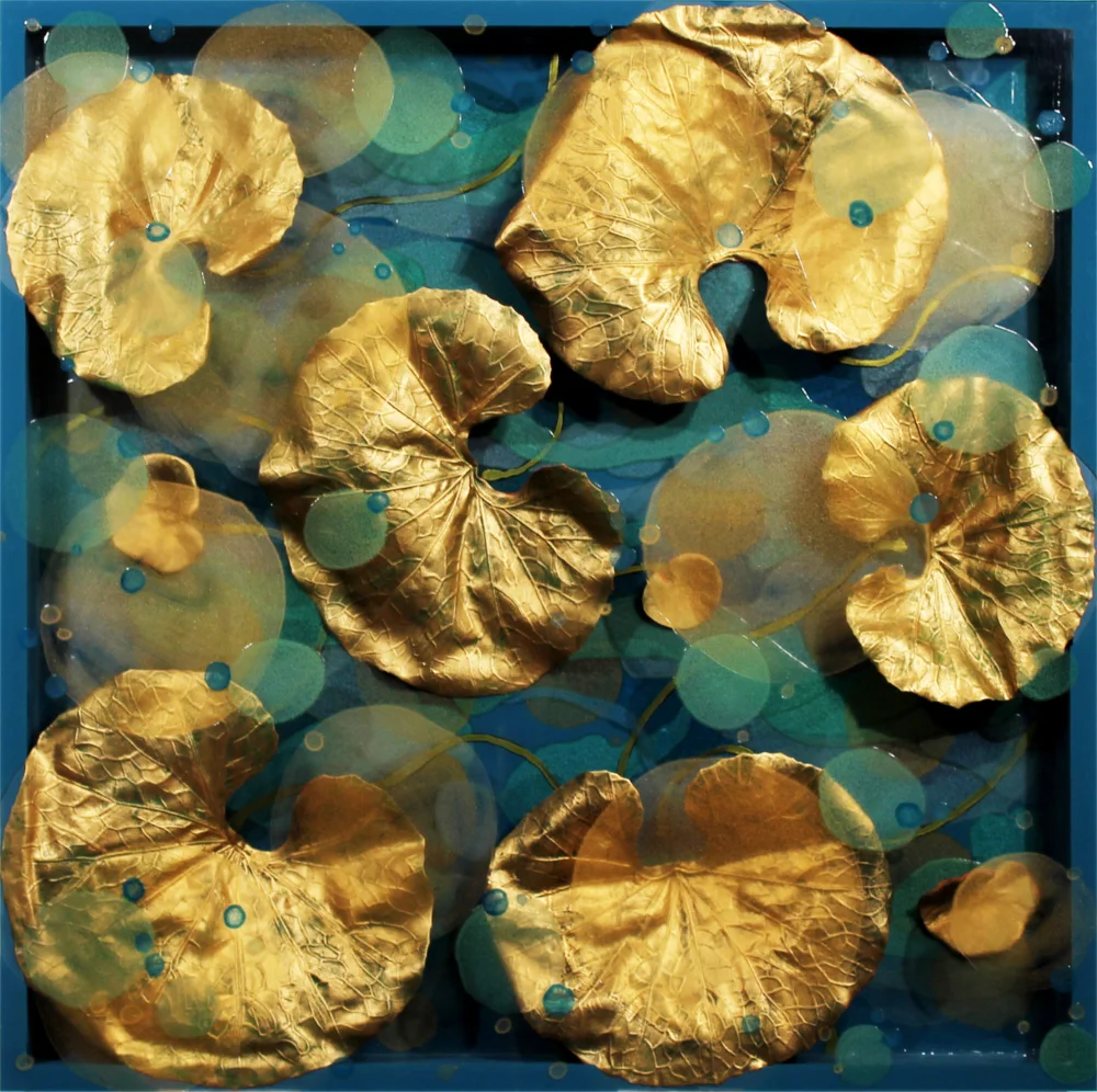 This Feeling will last a Lifetime! , 2013 33” x 33” x 4”, mixed media, Plexiglas SOLD