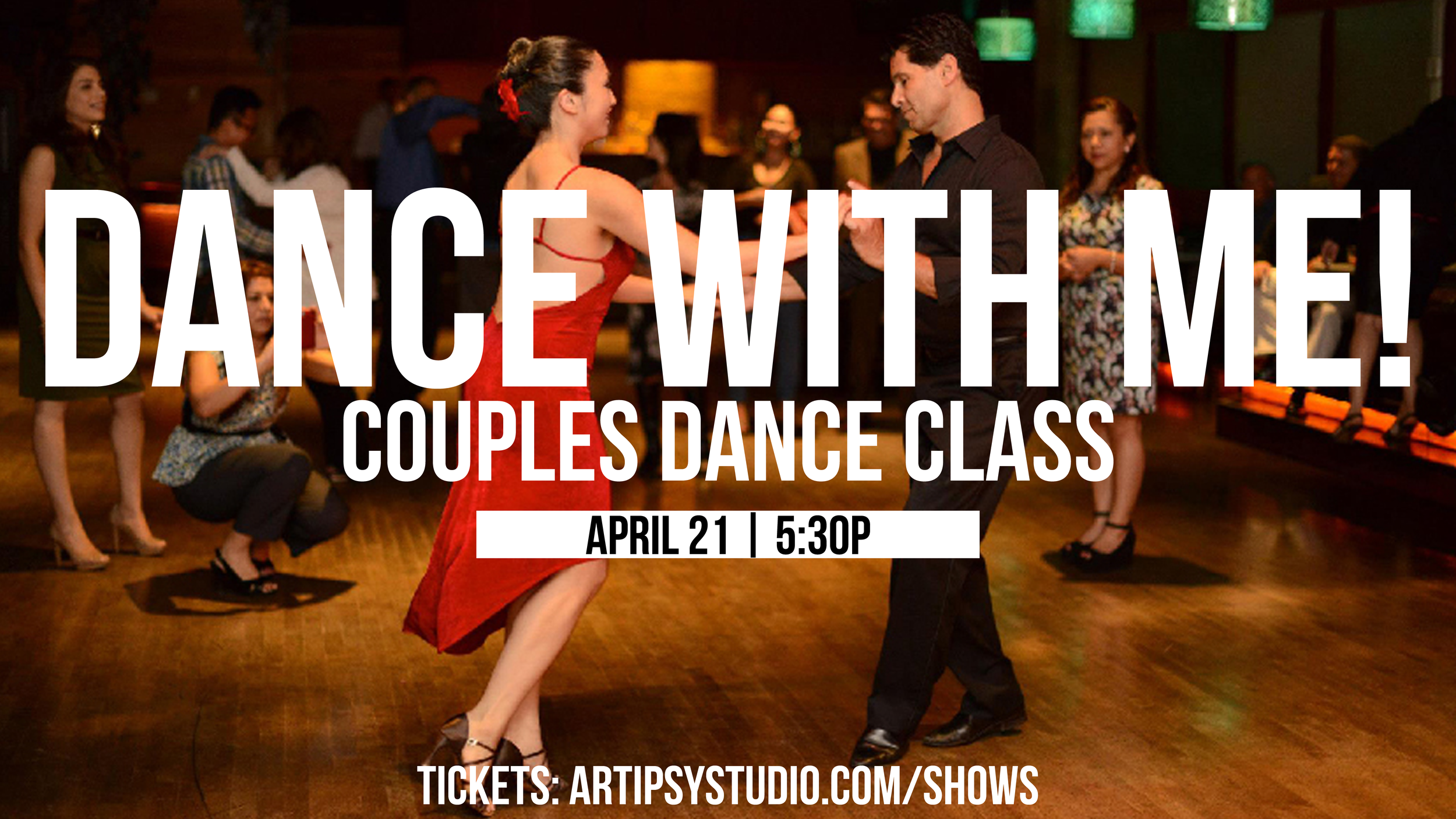 Dance With Me: Couples Dance Class at Artipsy (21+)