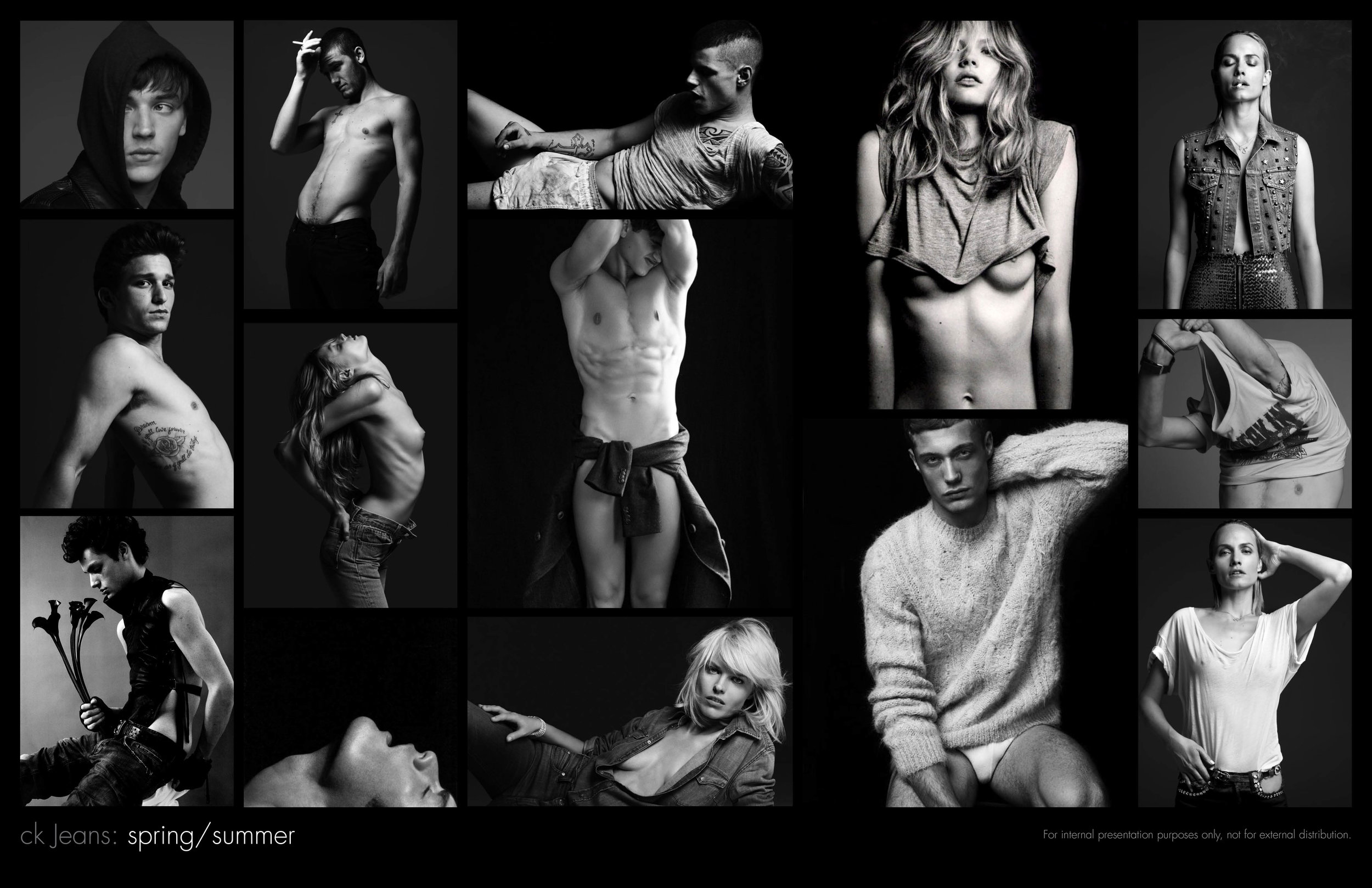  Enrique Mosqueda, creative director  calvin klien spring/summer ck jeans mood boards 