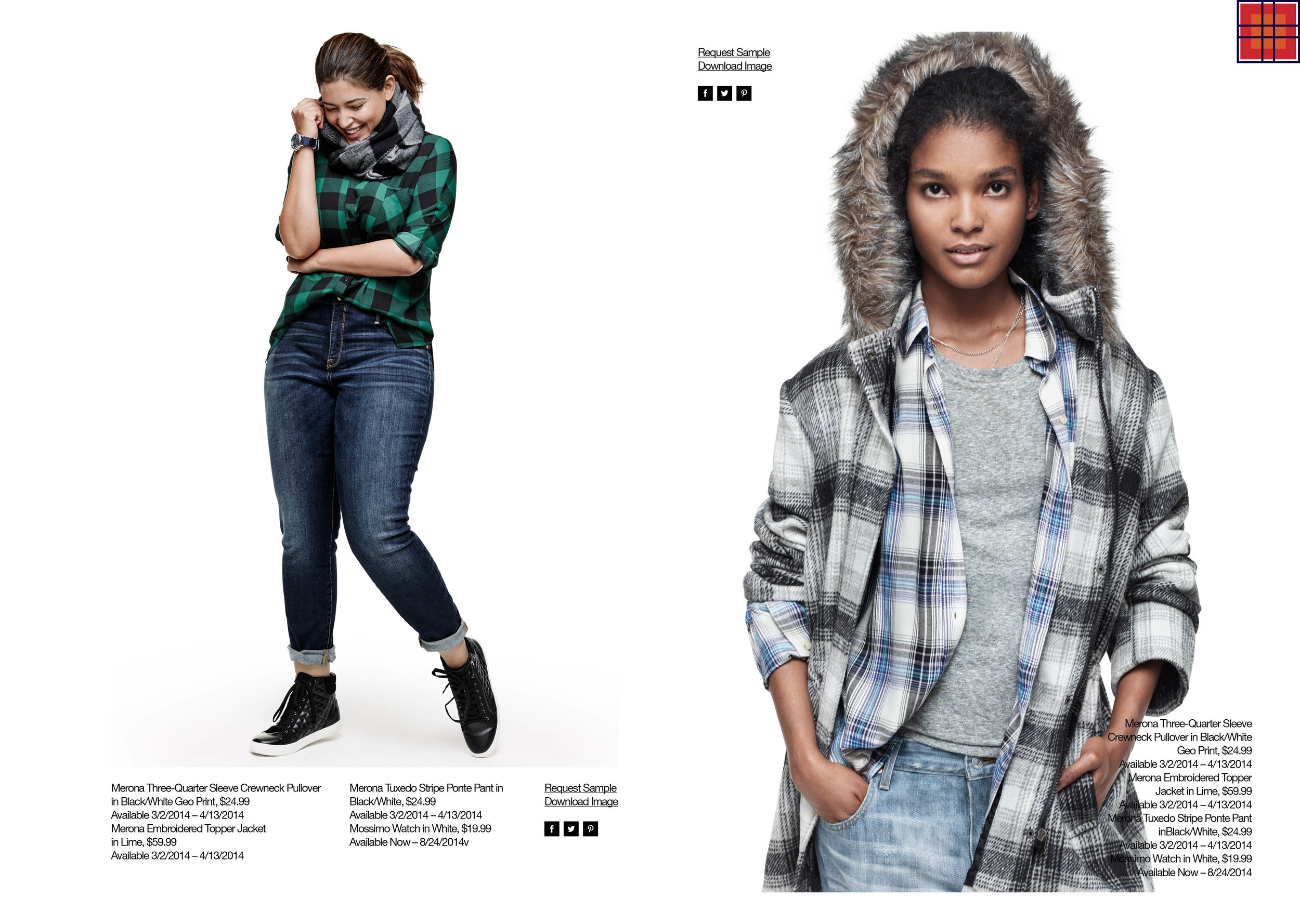  Enrique Mosqueda, creative director  archive portfolio -Adam Lippes plaid target -Look Book 