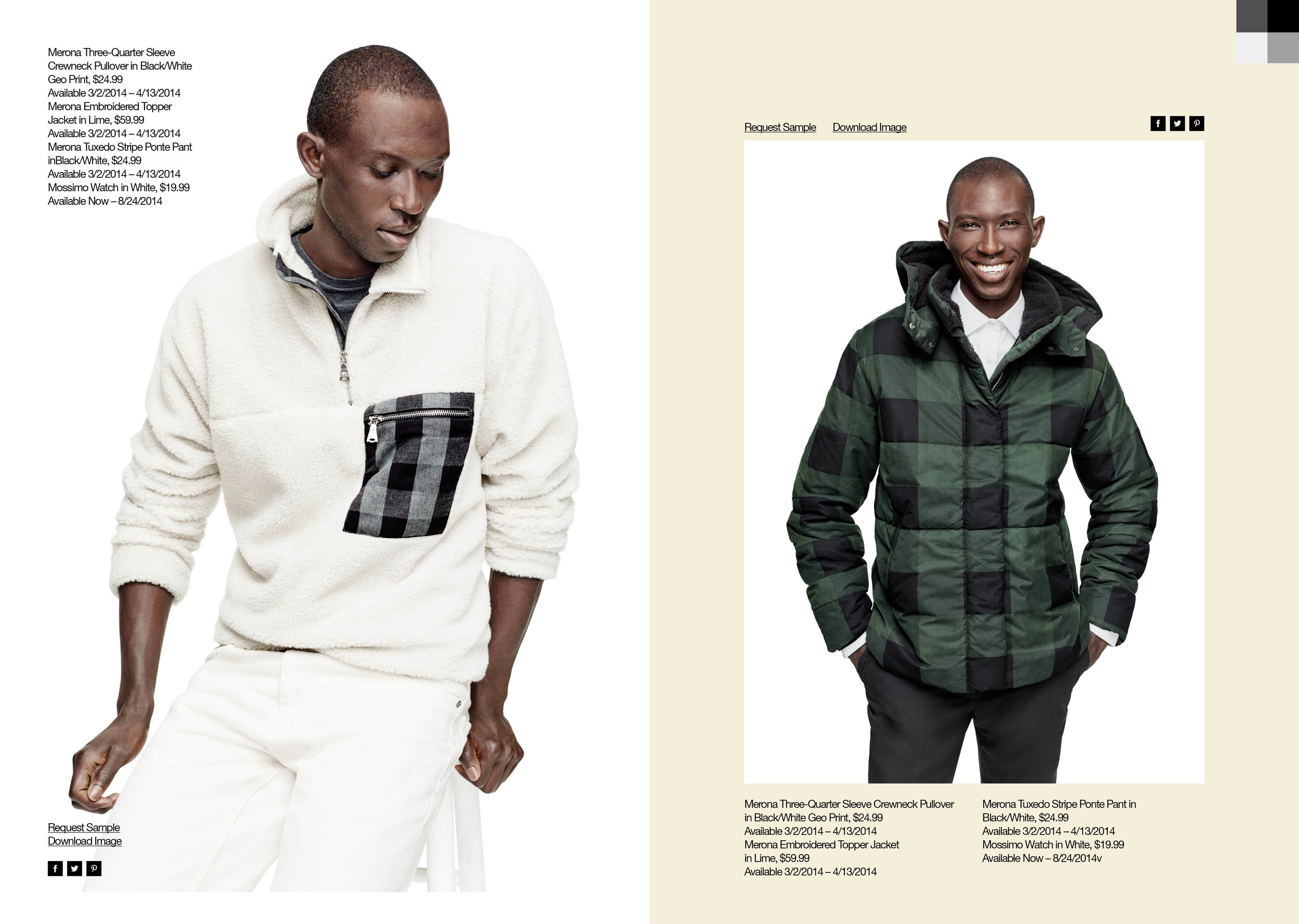  Enrique Mosqueda, creative director  archive portfolio -Adam Lippes plaid target -Look Book 