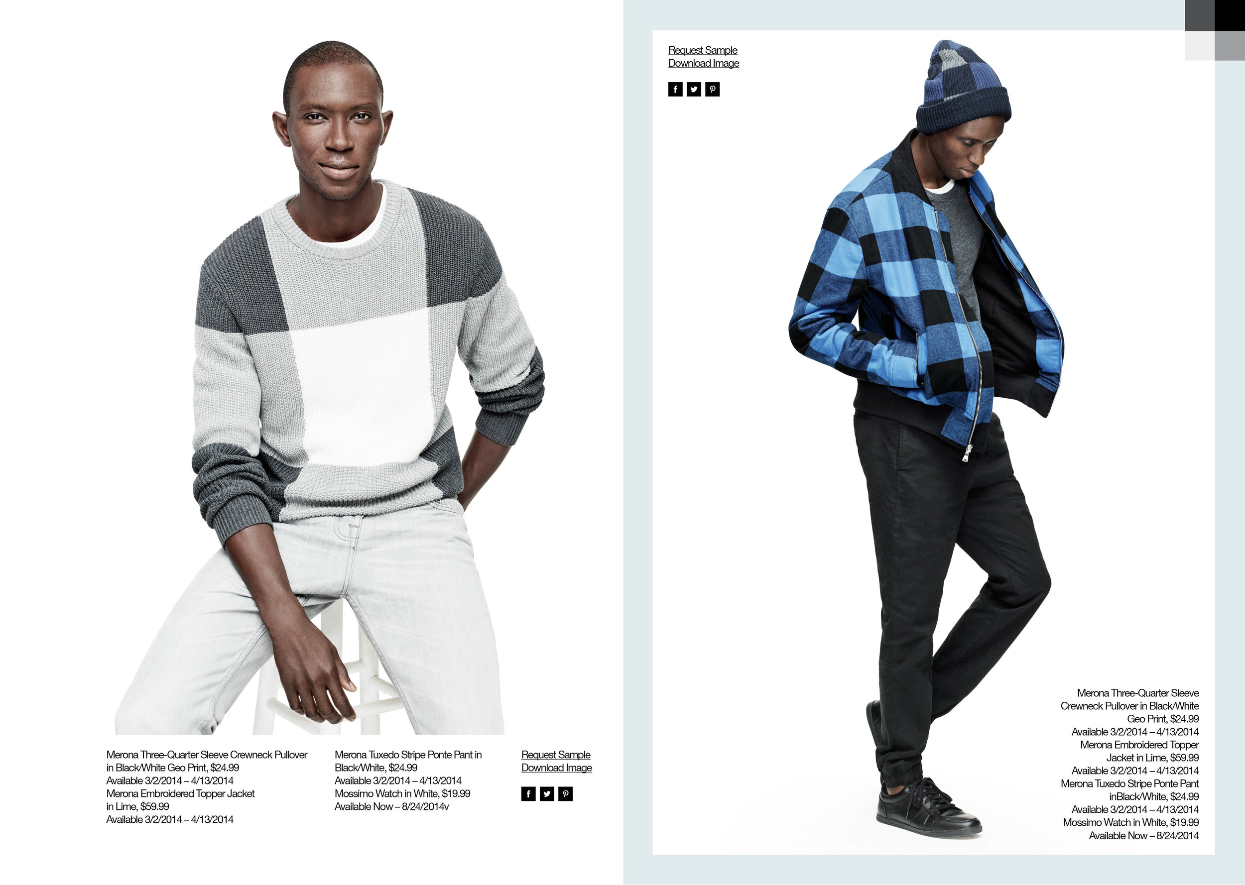  Enrique Mosqueda, creative director  archive portfolio -Adam Lippes plaid target -Look Book 