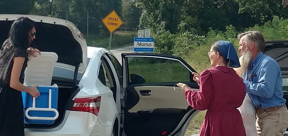 Selling chickens on the Missouri side of the Arkansas border